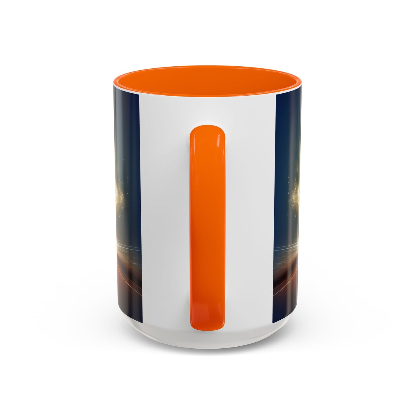 Stunning Accent Coffee Mug with Abstract Letter Design