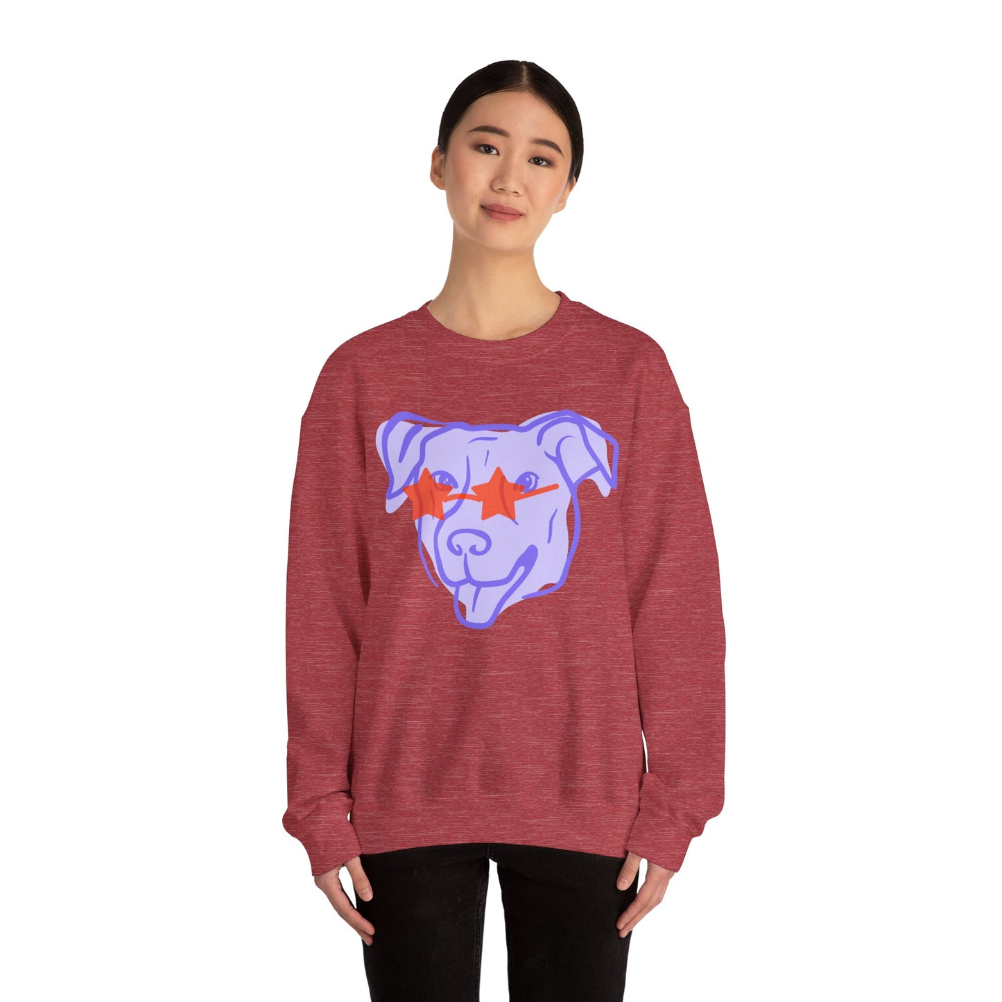 Cool Dog Crewneck Sweatshirt | Unisex Heavy Blend™ | Perfect Gift for Pet Lovers
