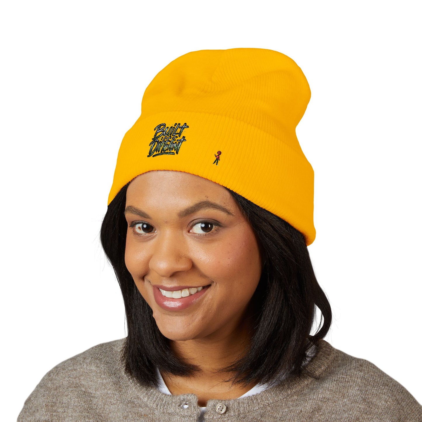 Embroidered 'Plant Daddy' Cuffed Beanie — Cozy Garden Lover Knit Hat