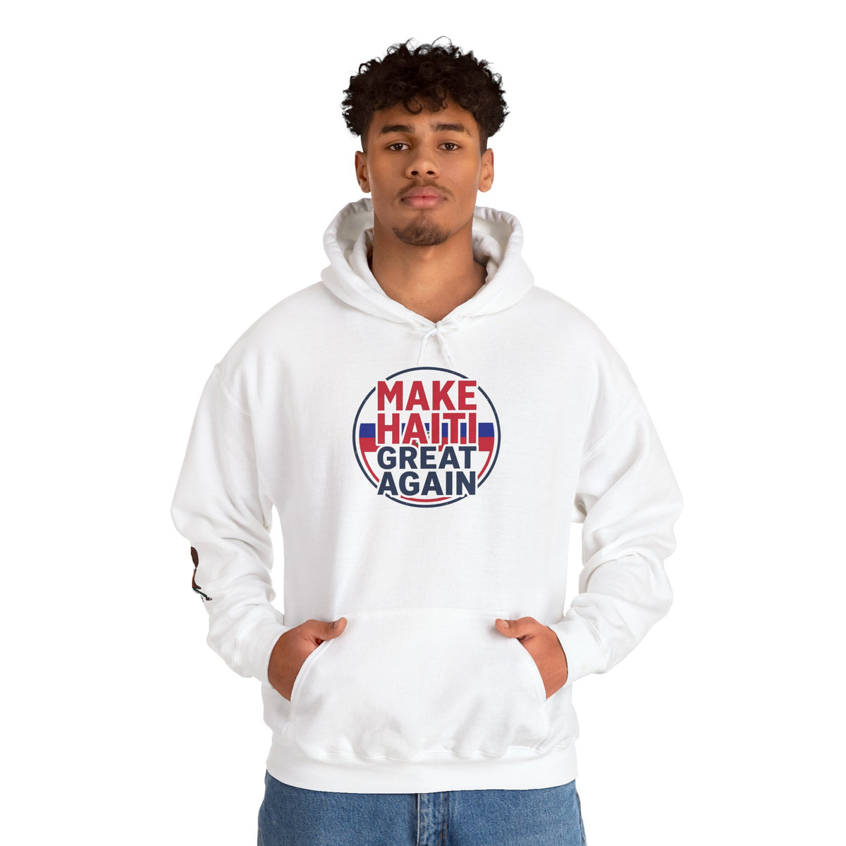 Hoodie - "Make Haiti Great Again" Political Solidarity Pullover