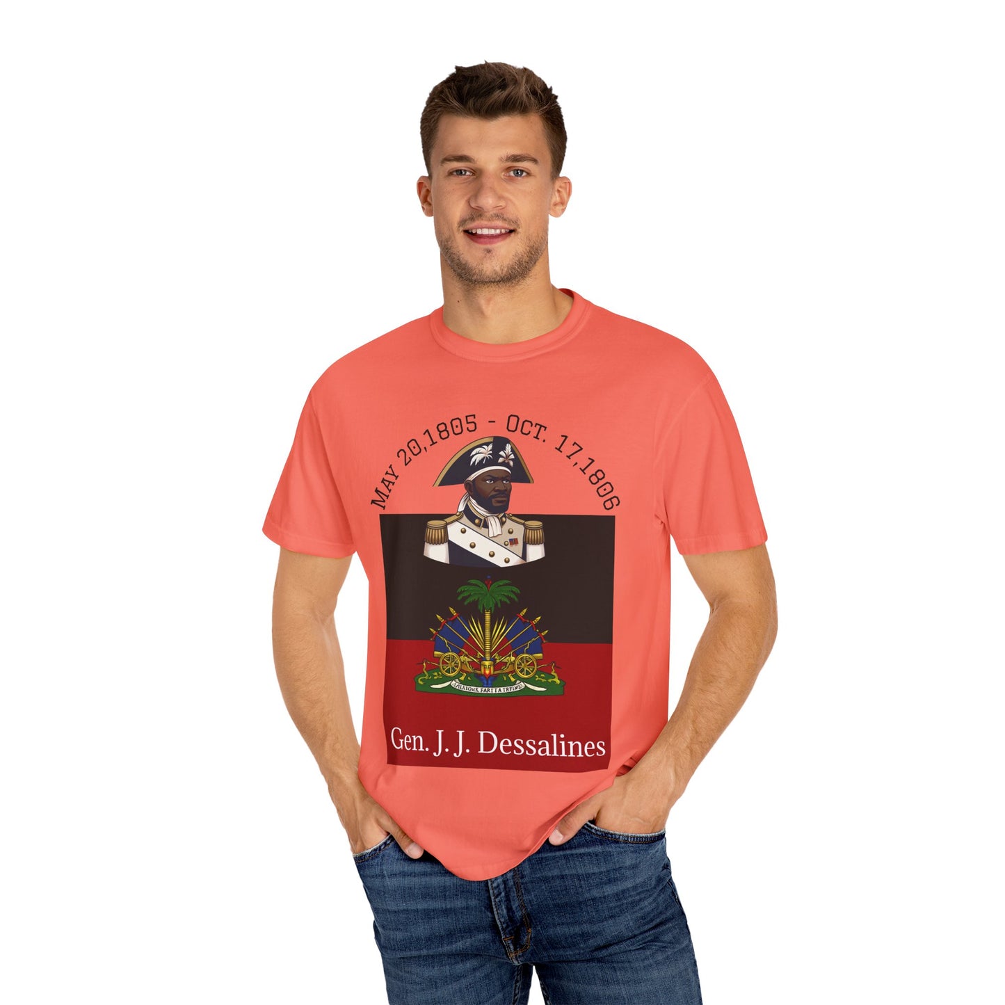 Gen. J.J. Dessalines T-Shirt, Historical Figure Tee, Haitian Revolution Apparel, Unisex Cotton Tee, Gift for History Buffs, Casual [...]