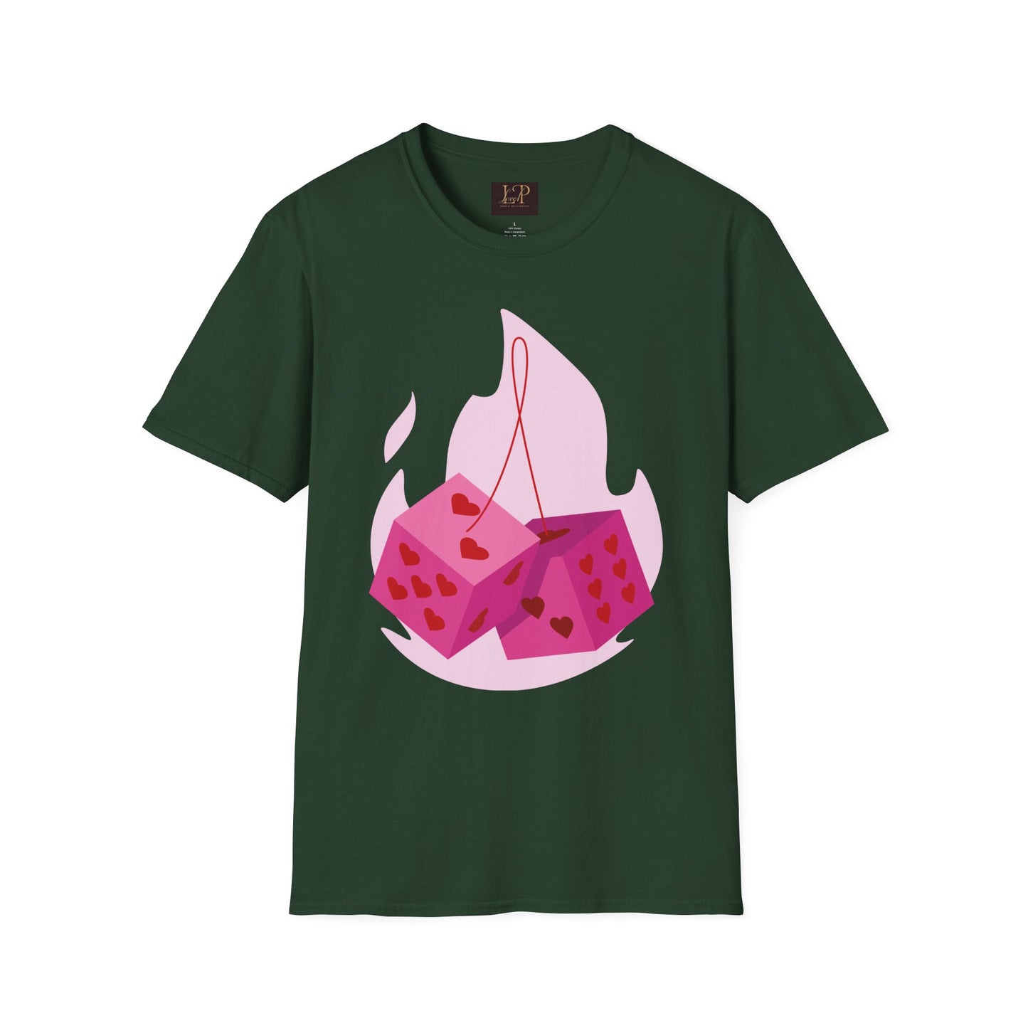 Cute Heart Design Unisex Softstyle T-Shirt - Perfect for Valentine’s Day or Casual Wear