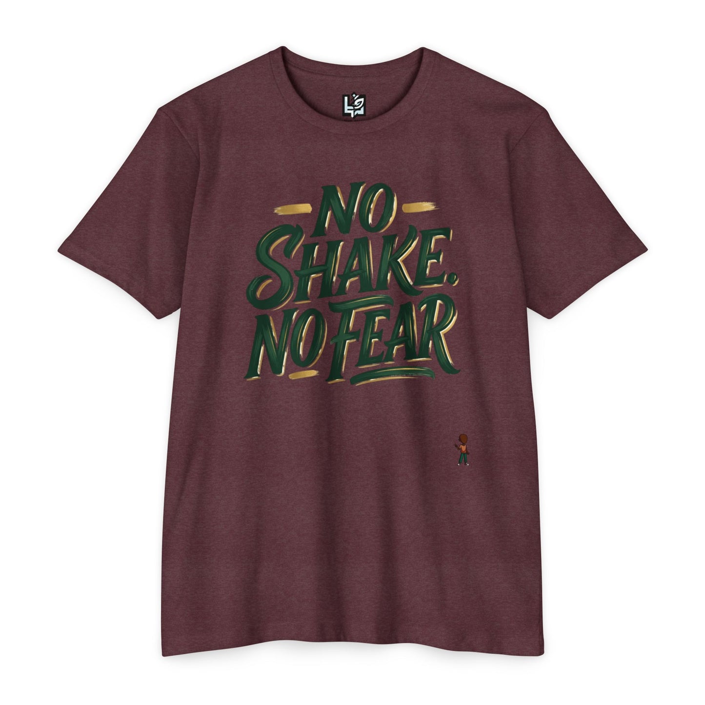 No Shake No Fear T-Shirt — Motivational Casual Tee