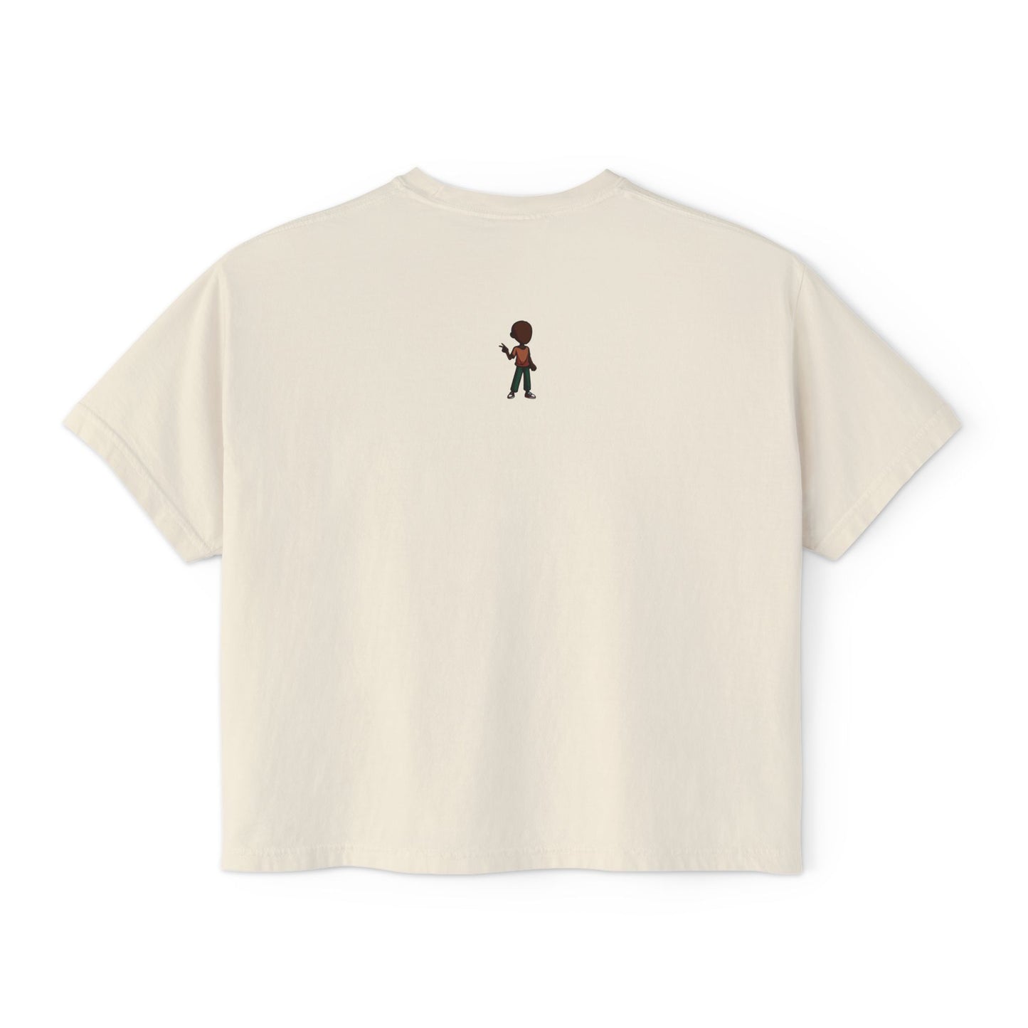 Only Good Vibes Boxy Tee — Women's Positive Graphic Crop T-Shirt
