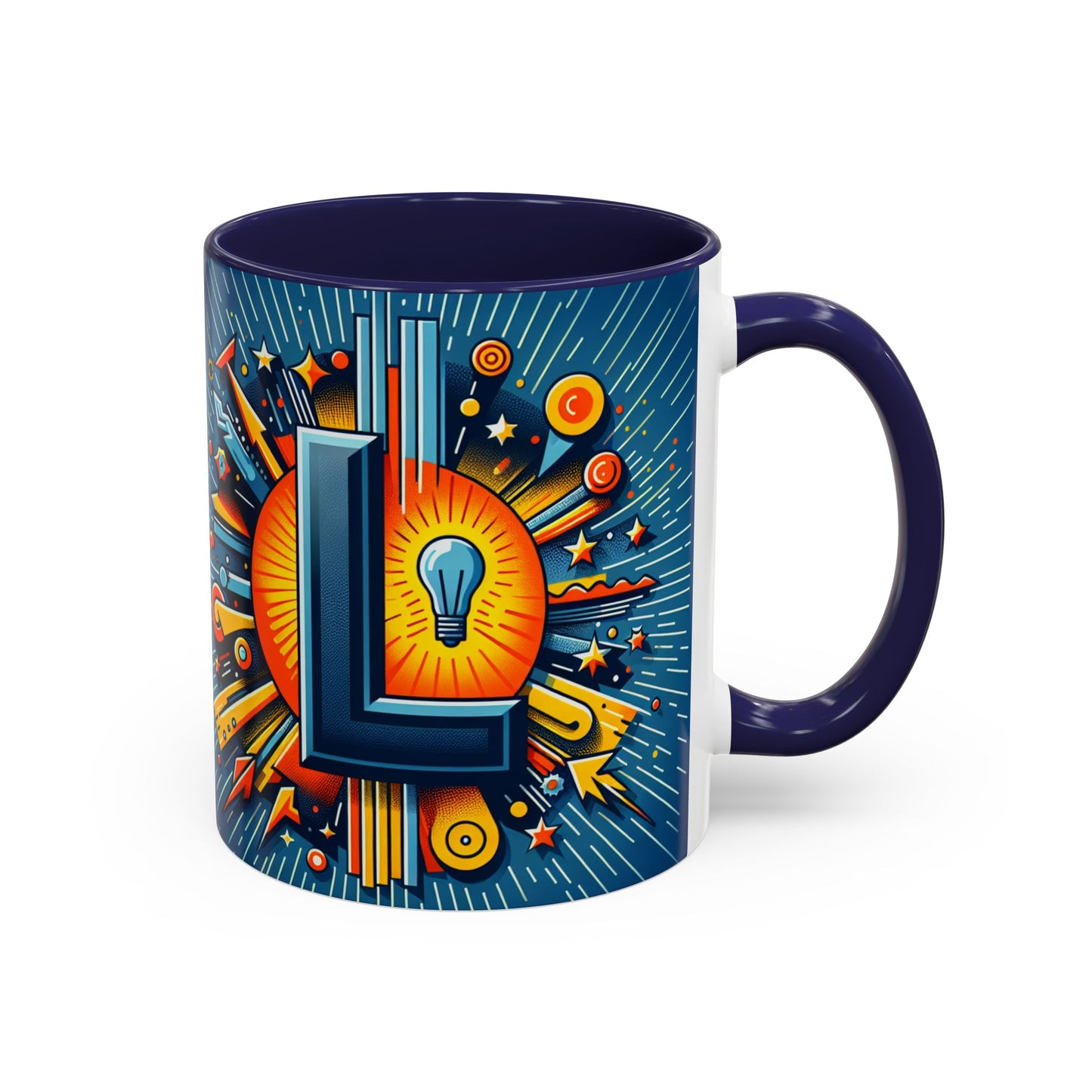 Creative Light Bulb Accent Coffee Mug – Perfect Gift for Innovators