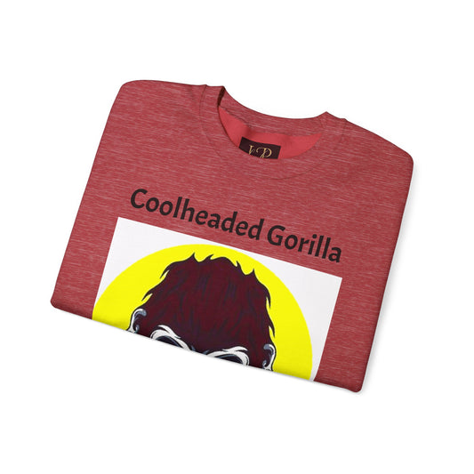 Coolheaded Monkey Unisex Crewneck Sweatshirt - Fun and Comfortable Casualwear