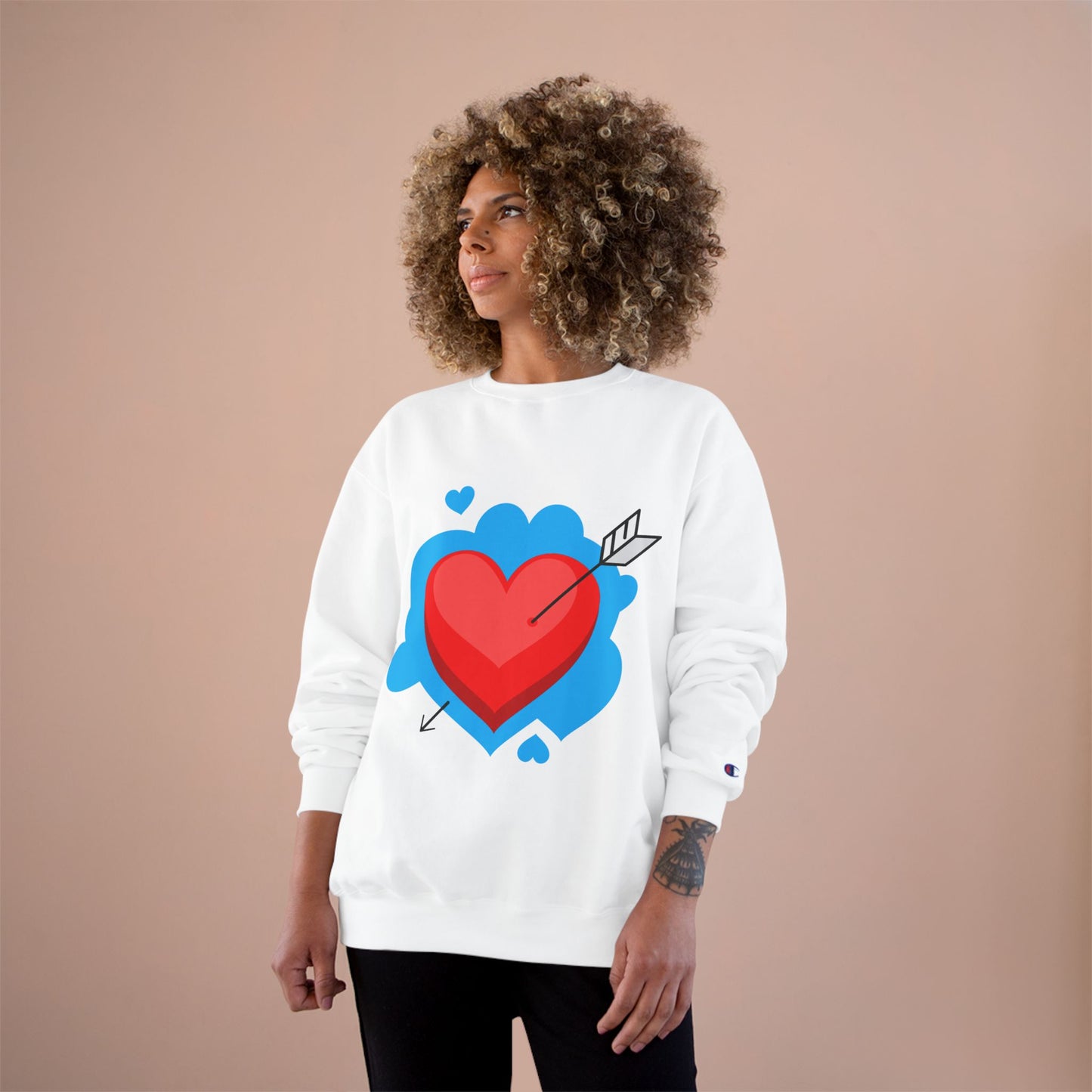 Valentine's Day Heart Champion Sweatshirt