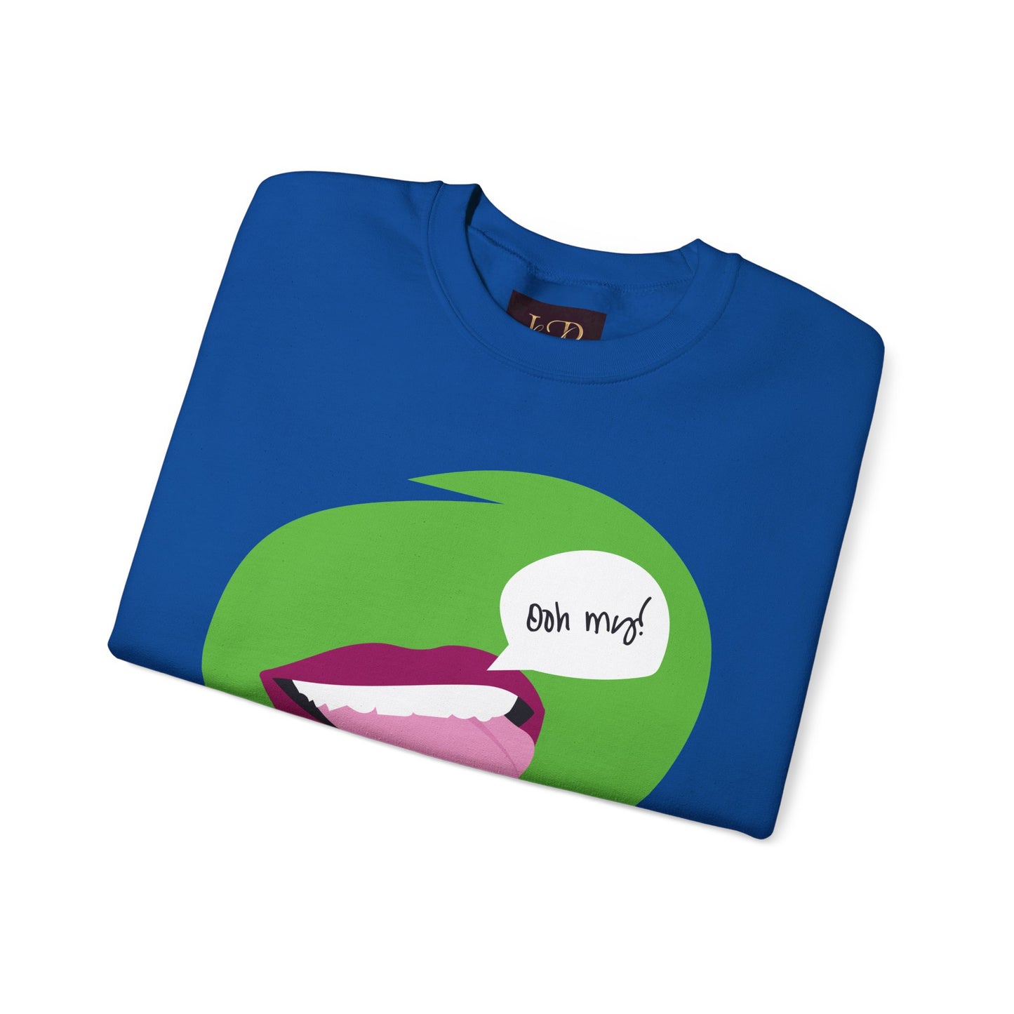 Playful 'Oh My!' Graphic Unisex Crewneck Sweatshirt