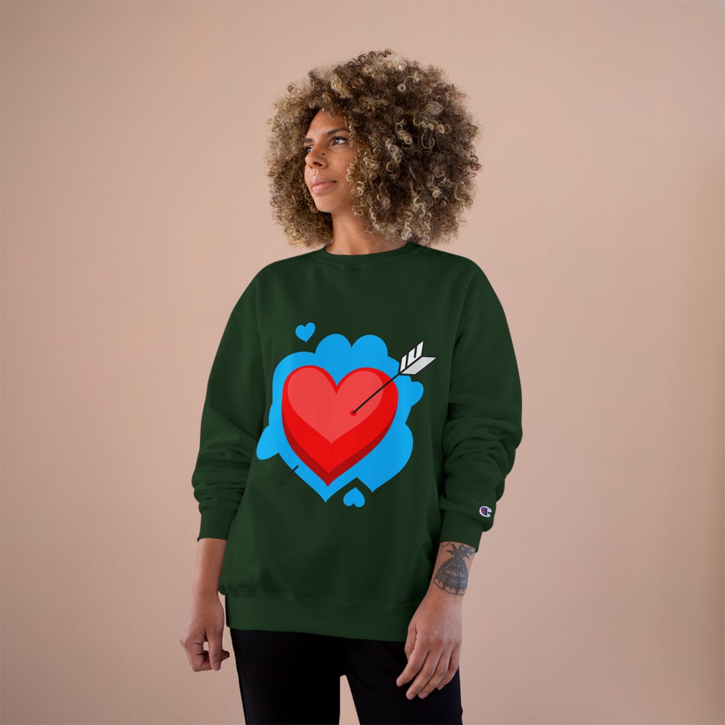 Valentine's Day Heart Champion Sweatshirt