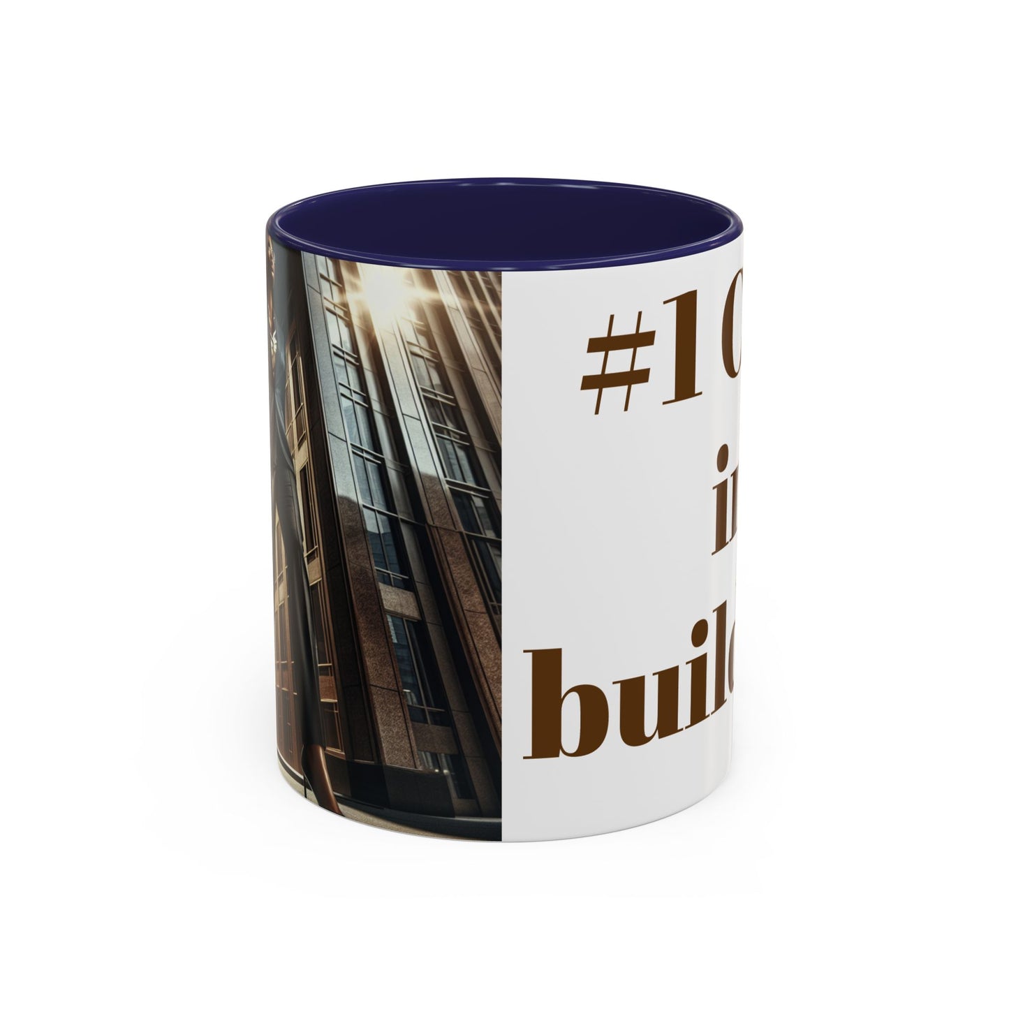 #1 CEO in Building Accent Coffee Mug - 11 & 15oz - Perfect Gift for Business Leaders