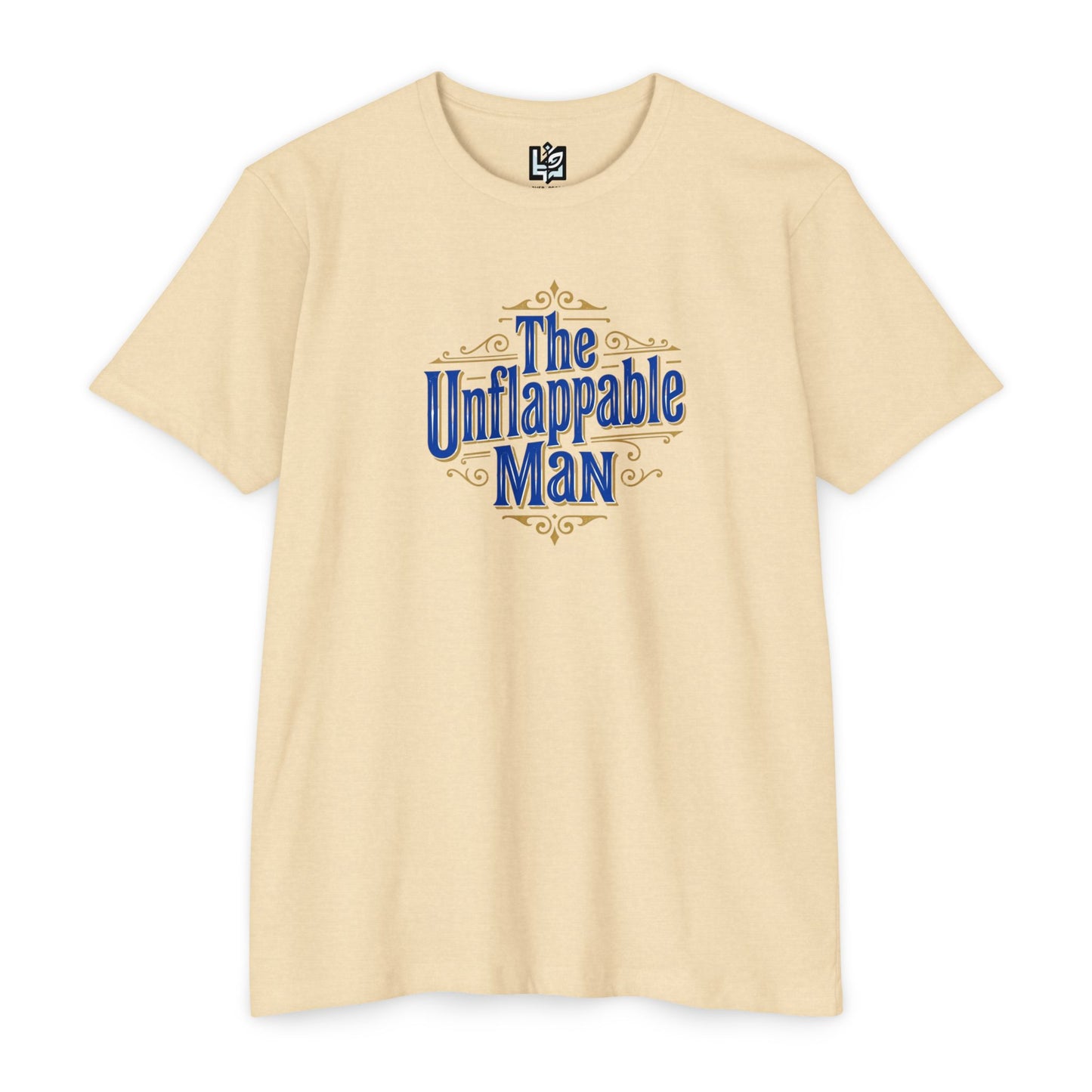 The Unflappable Man T-Shirt — Vintage-Inspired Graphic Tee for Confident Guys