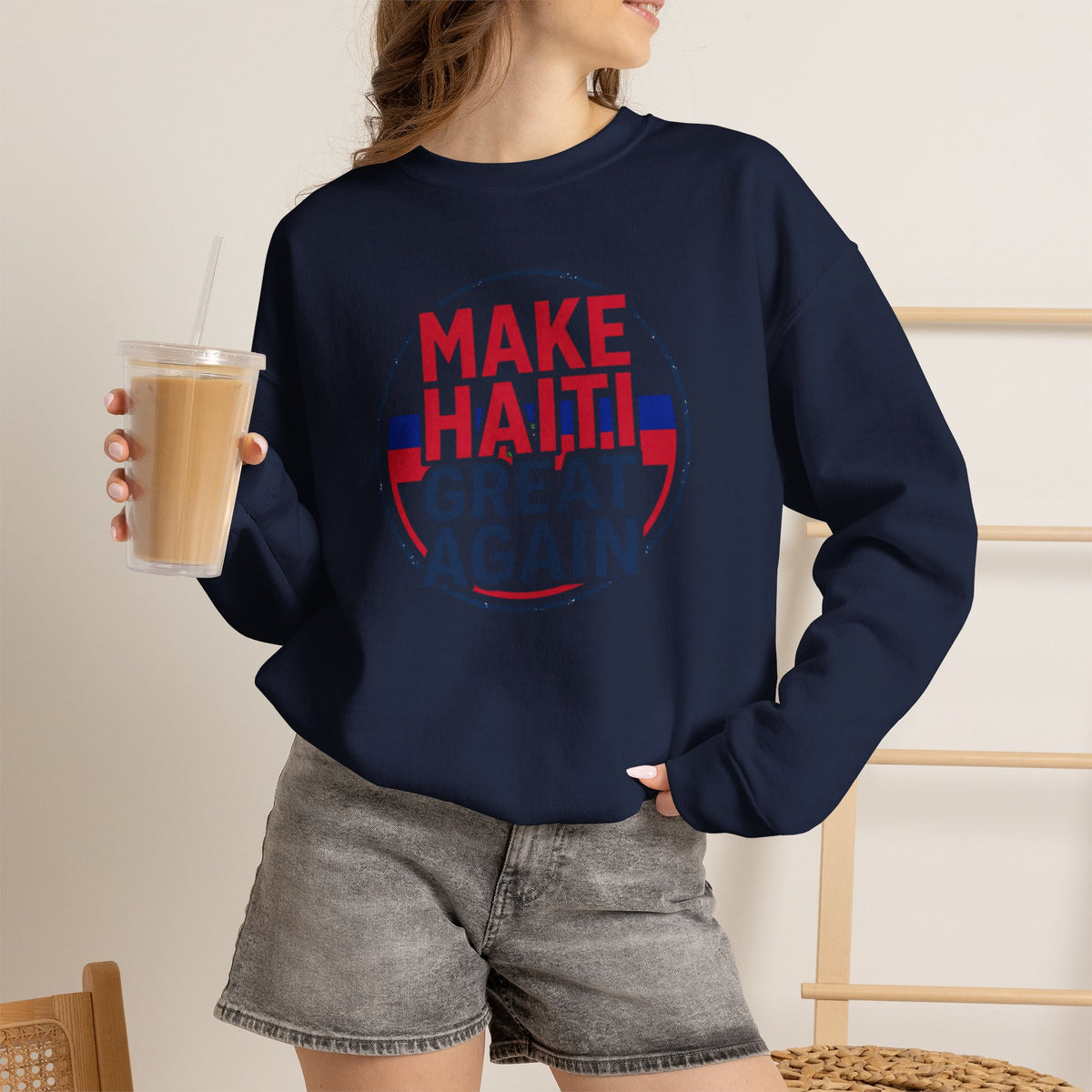 Make Haiti Great Again Crewneck Sweatshirt