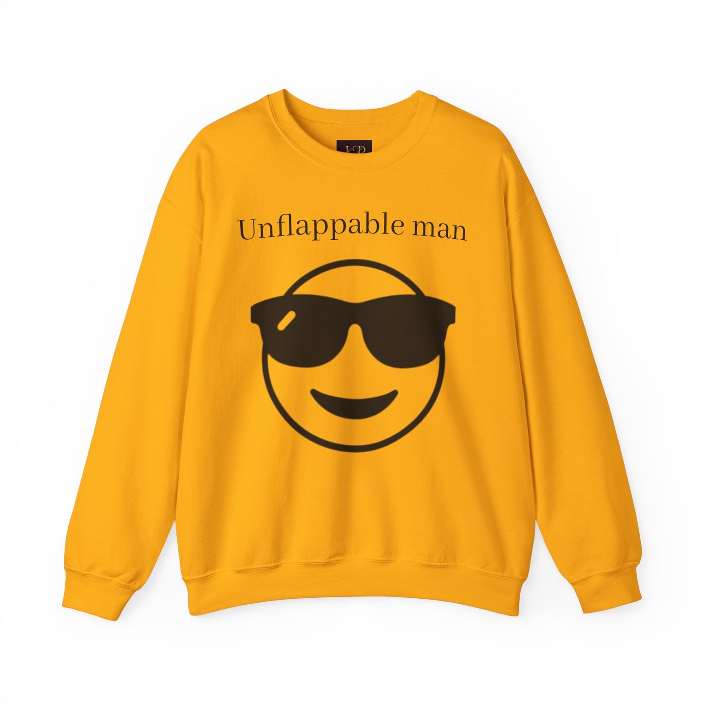 Unflappable Man Crewneck Sweatshirt - Cool & Comfortable Apparel
