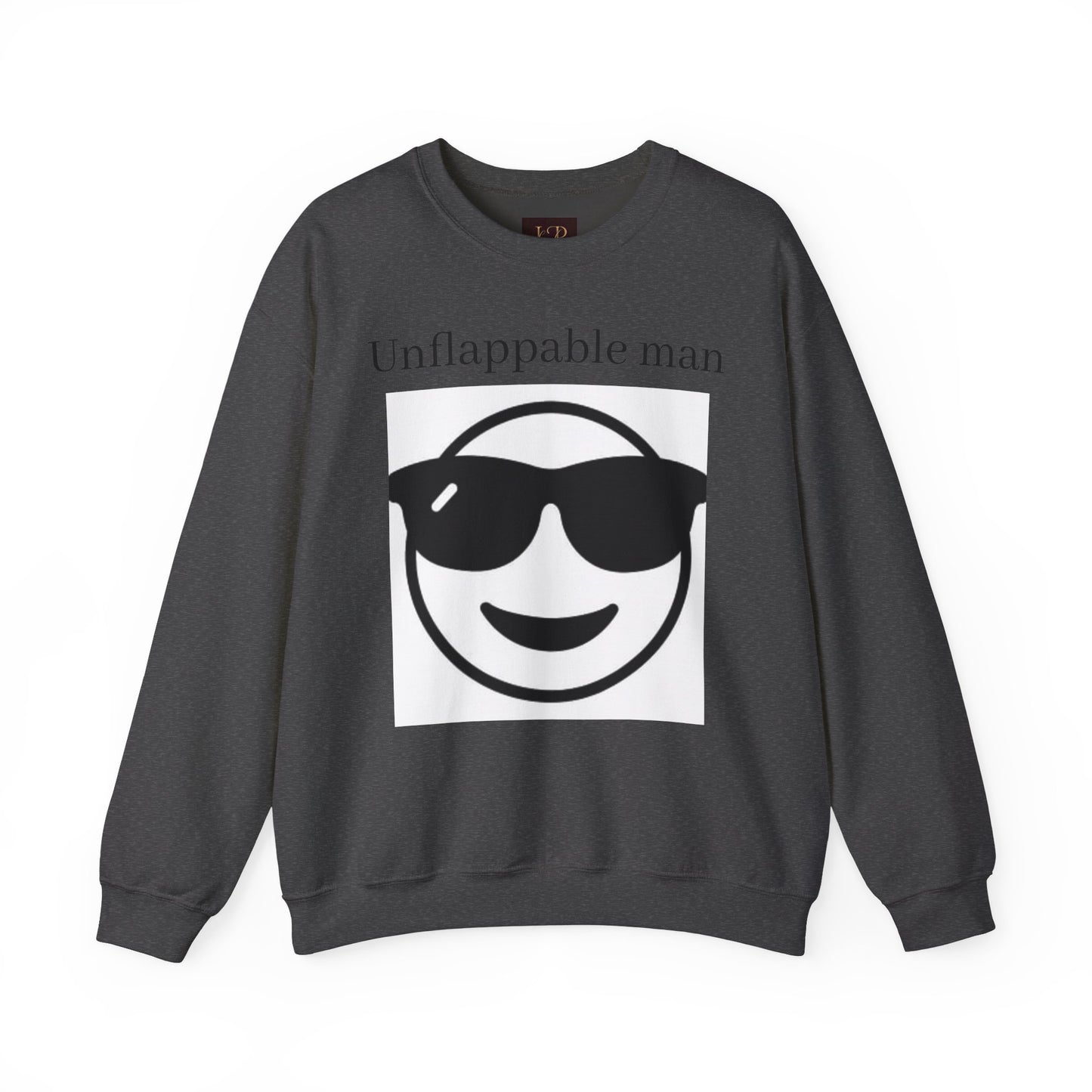 Unflappable Man Crewneck Sweatshirt - Cool & Comfortable Apparel