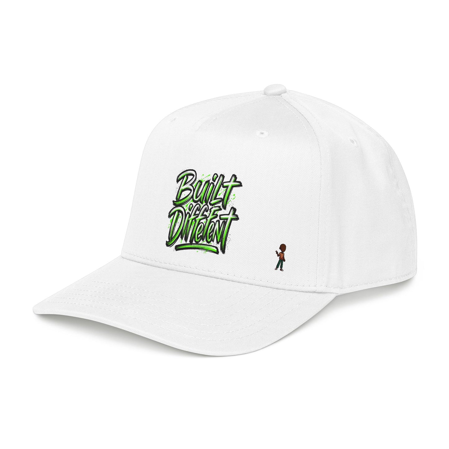 Mid Profile Baseball Cap — 'Built Different' Streetwear Hat