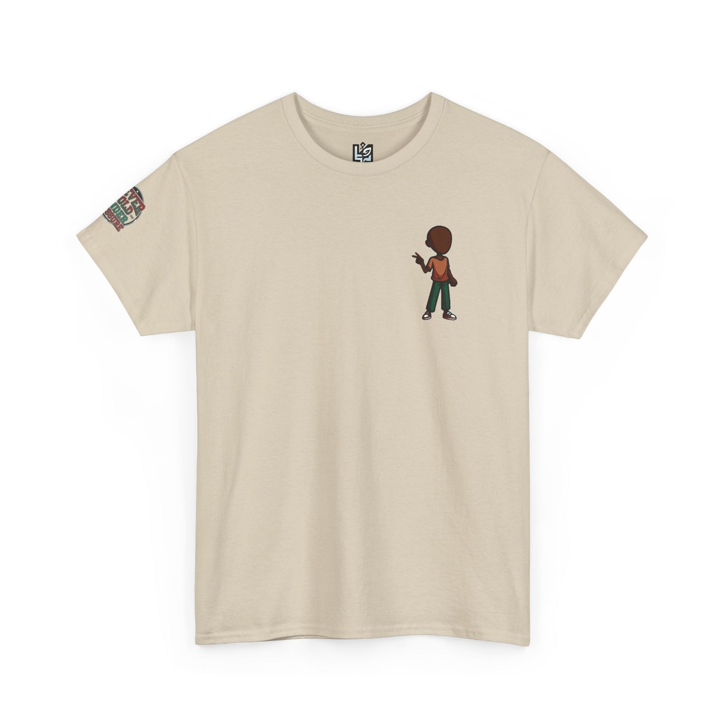 Mini Guitarist Tee — Cute Retro Kid Playing Guitar Graphic T-Shirt