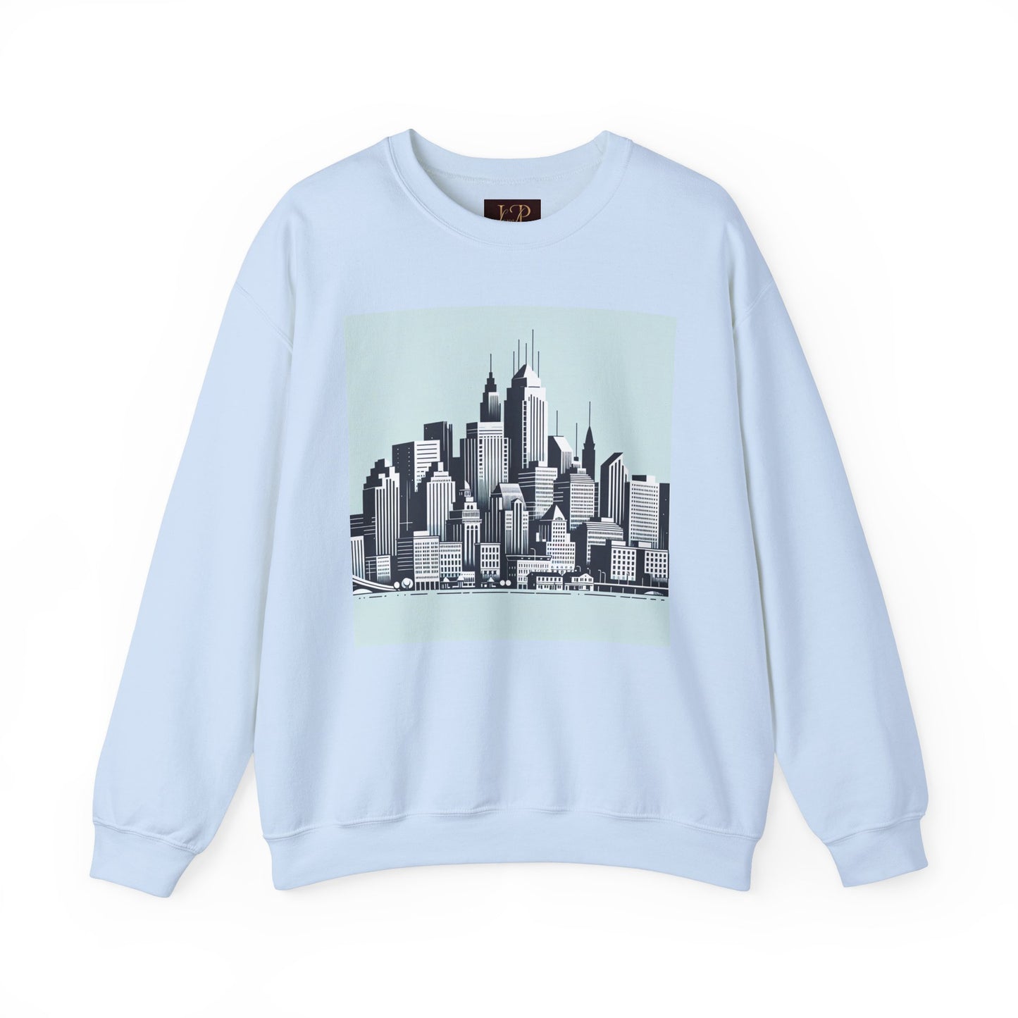 Cityscape Unisex Heavy Blend™ Crewneck Sweatshirt - Cozy Urban Vibes