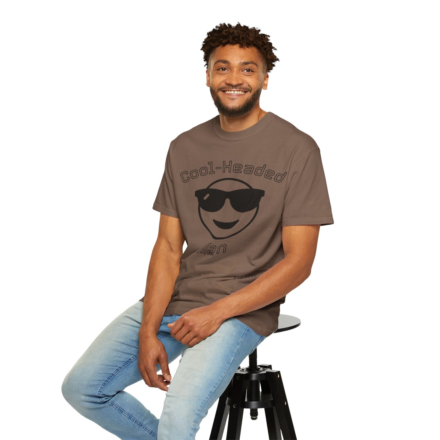 Cool-Headed Unisex T-Shirt, Funny Graphic Tee for Men, Cool Guy Gift, Summer Outfit, Casual Wear, Birthday Presents