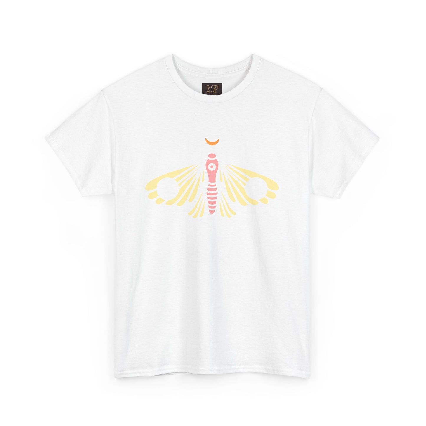 Dreamy Moth Unisex Heavy Cotton Tee - Soft & Stylish