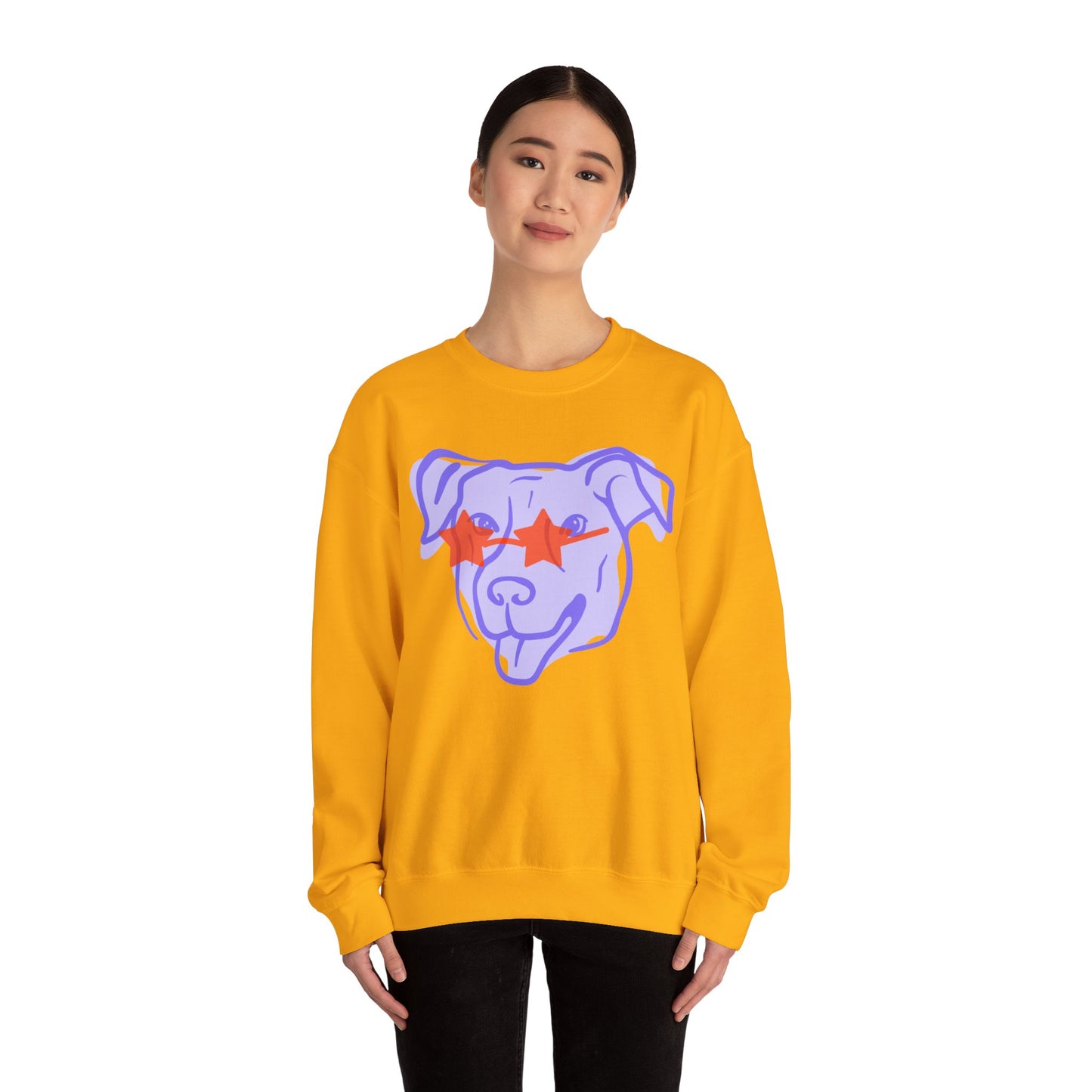 Cool Dog Crewneck Sweatshirt | Unisex Heavy Blend™ | Perfect Gift for Pet Lovers