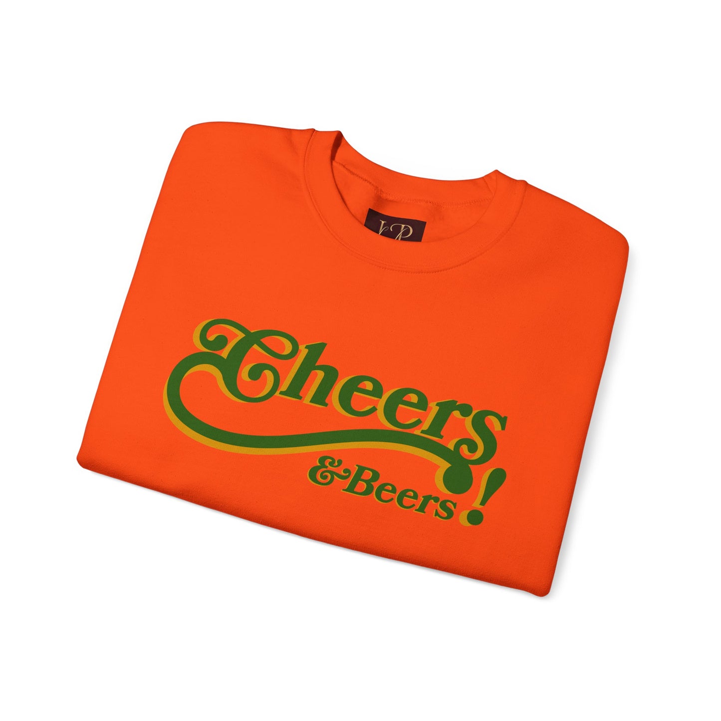 Cheers & Beers! Unisex Heavy Blend™ Crewneck Sweatshirt - Perfect for Parties and Gatherings