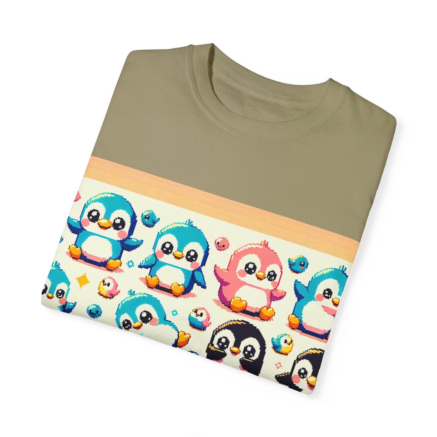 Cute Penguin Graphic Unisex T-shirt - Fun & Colorful Summer Tee