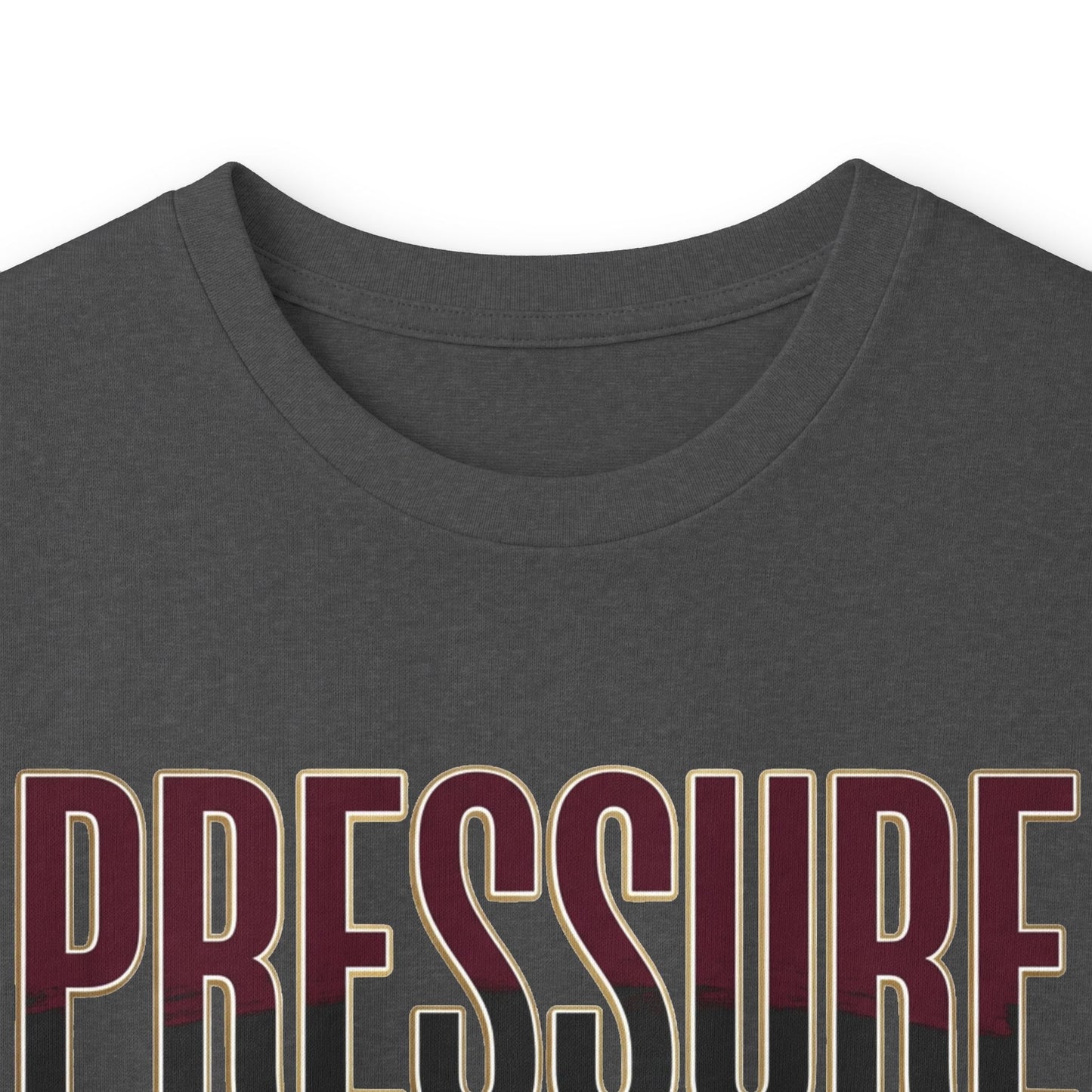 Long Sleeve Tee — "Pressure Doesn't Define Me, It Reveals Me" Motivational Shirt