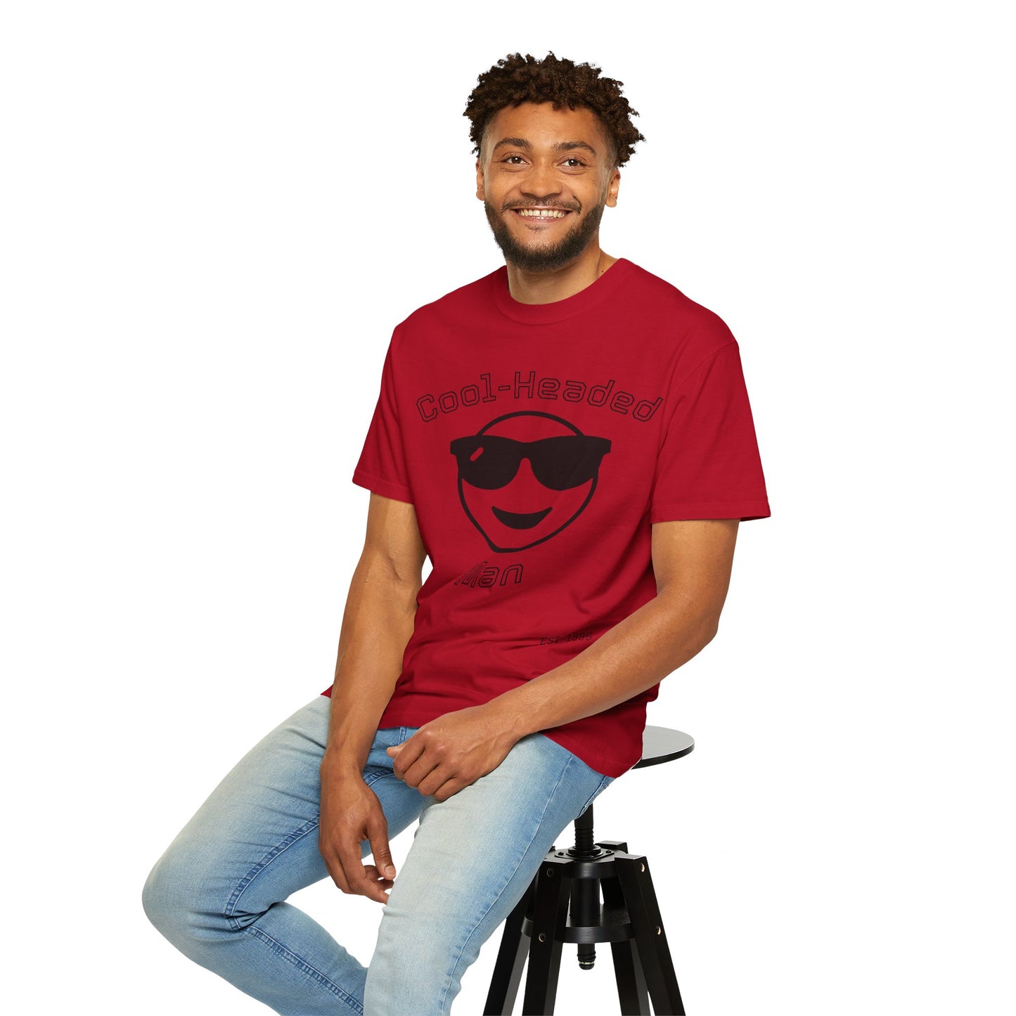Cool-Headed Unisex T-Shirt, Funny Graphic Tee for Men, Cool Guy Gift, Summer Outfit, Casual Wear, Birthday Presents