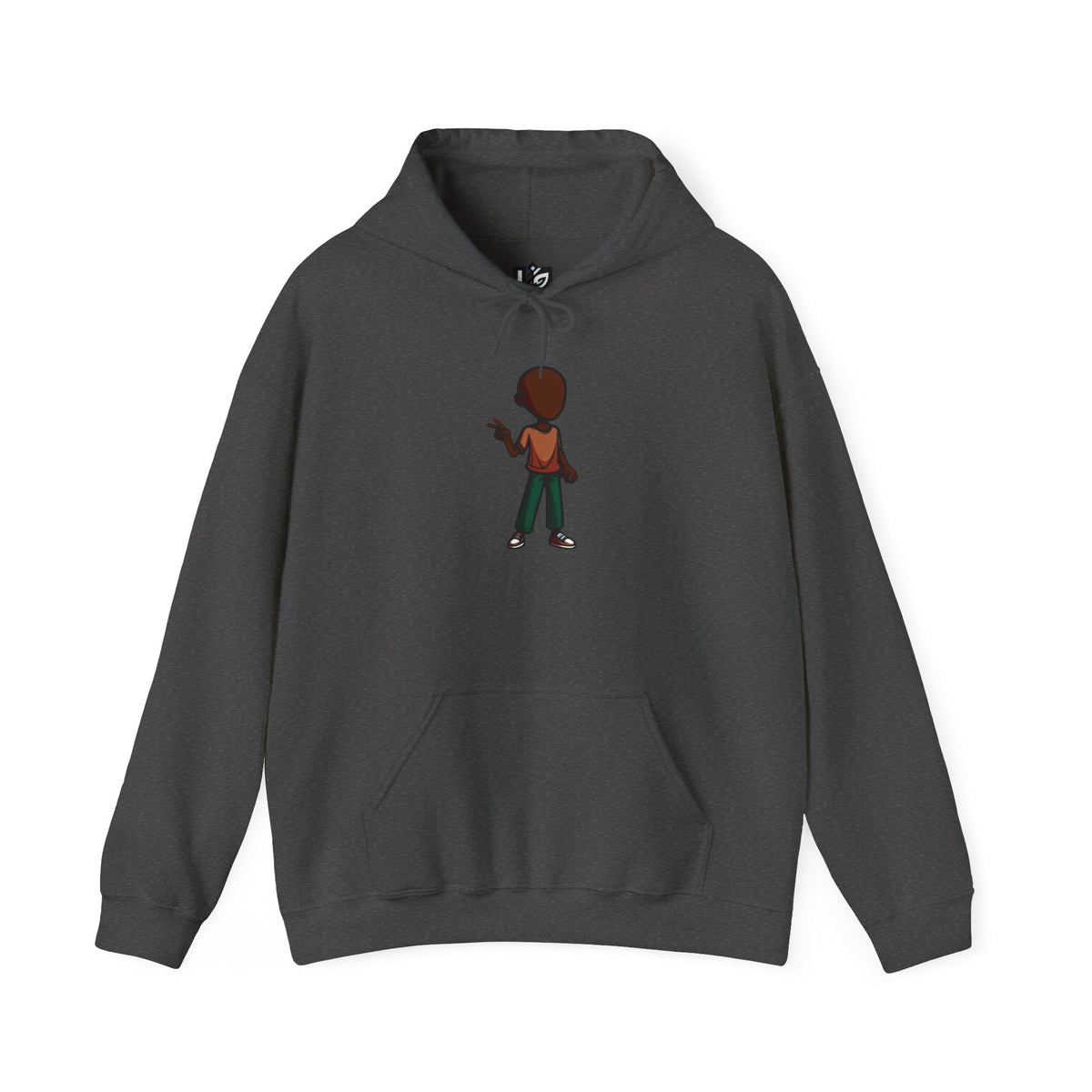 Make Haiti The Pearl of the Antilles Again Hoodie — Cartoon Figure Back Print