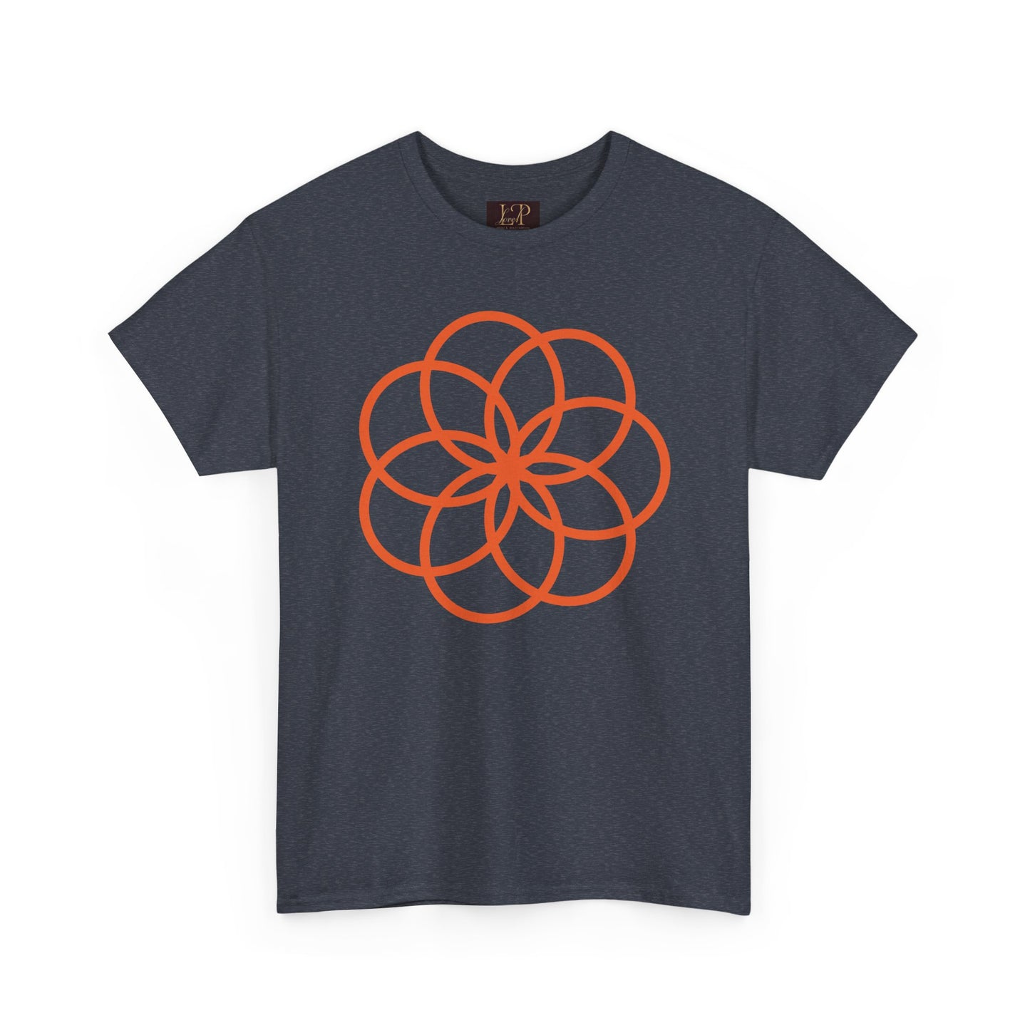 Flower Power Unisex Heavy Cotton Tee - Casual Graphic Shirt for Everyday Wear