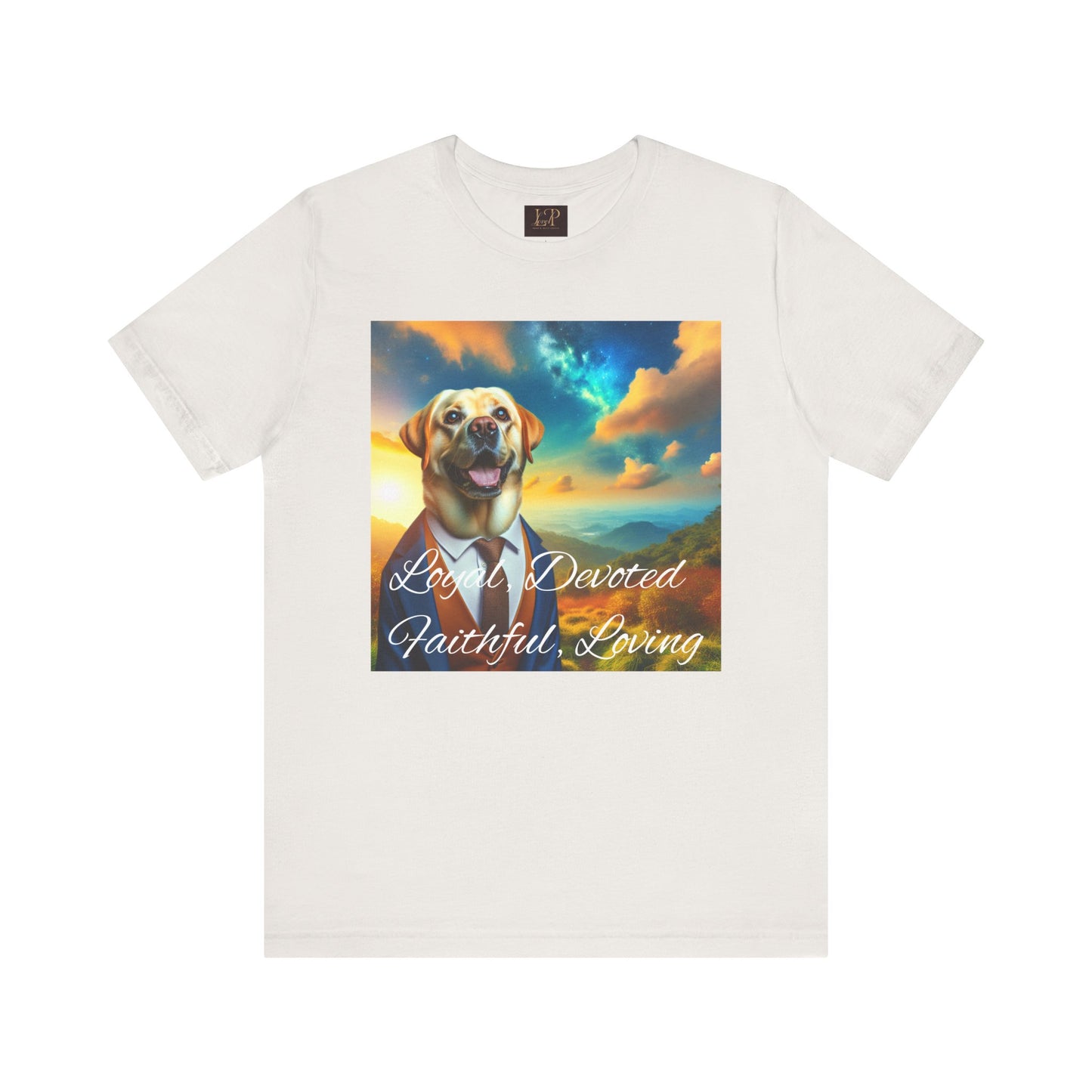 Labrador Love Unisex Jersey Tee - Devoted & Faithful Design