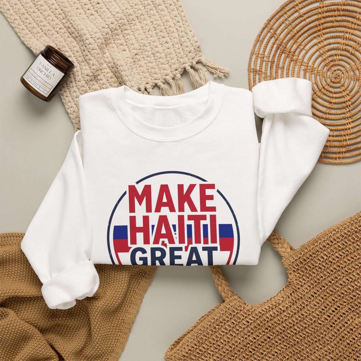 Make Haiti Great Again Crewneck Sweatshirt