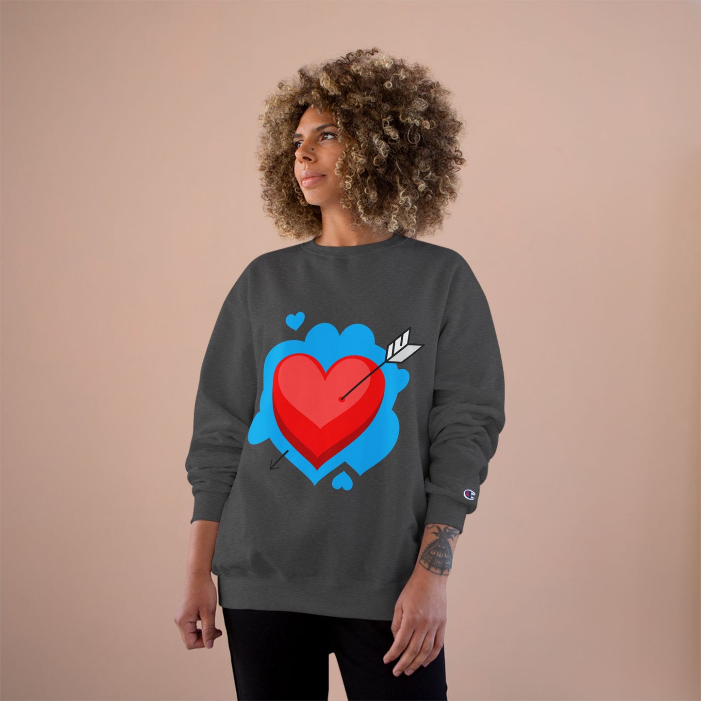 Valentine's Day Heart Champion Sweatshirt