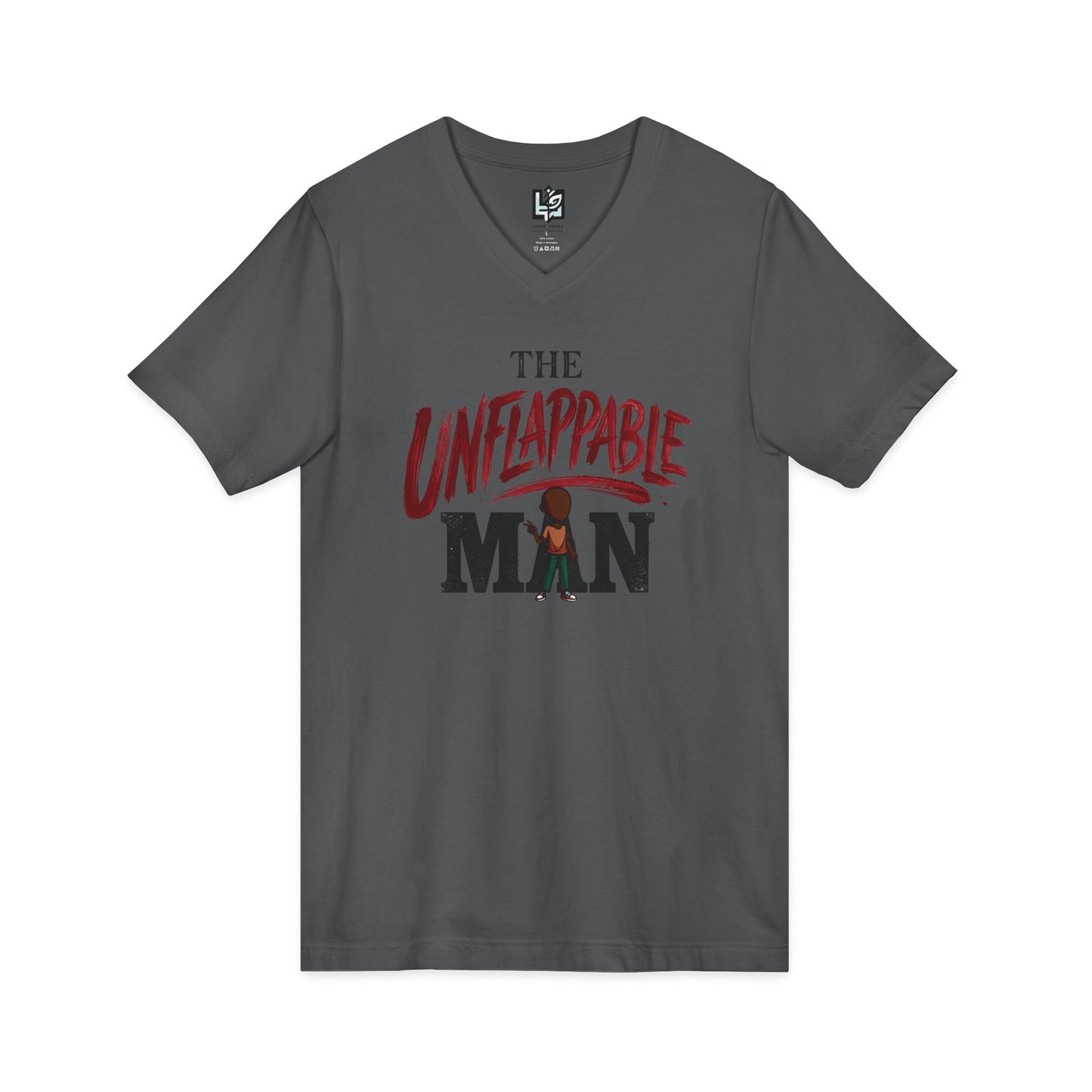 The Unflappable Man V-Neck Tee