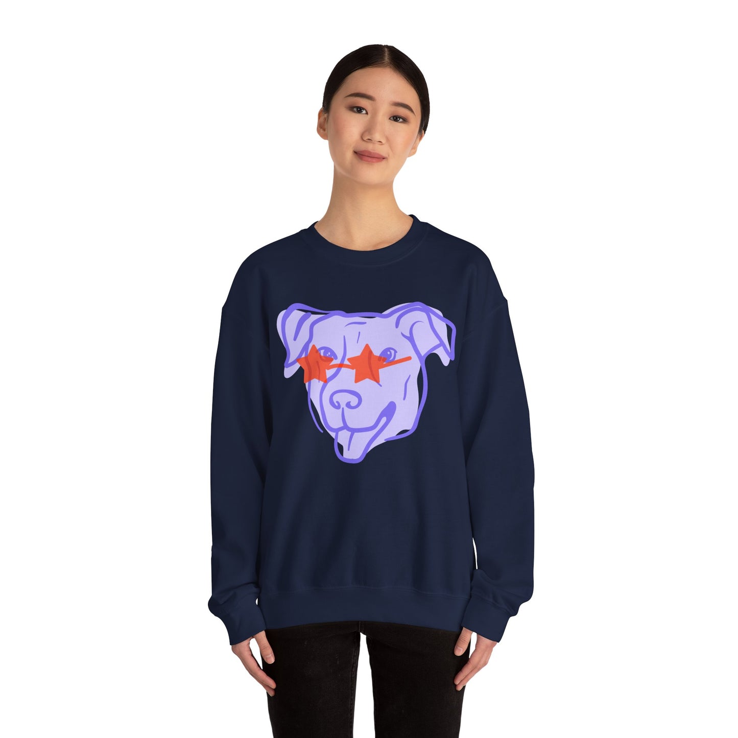 Cool Dog Crewneck Sweatshirt | Unisex Heavy Blend™ | Perfect Gift for Pet Lovers