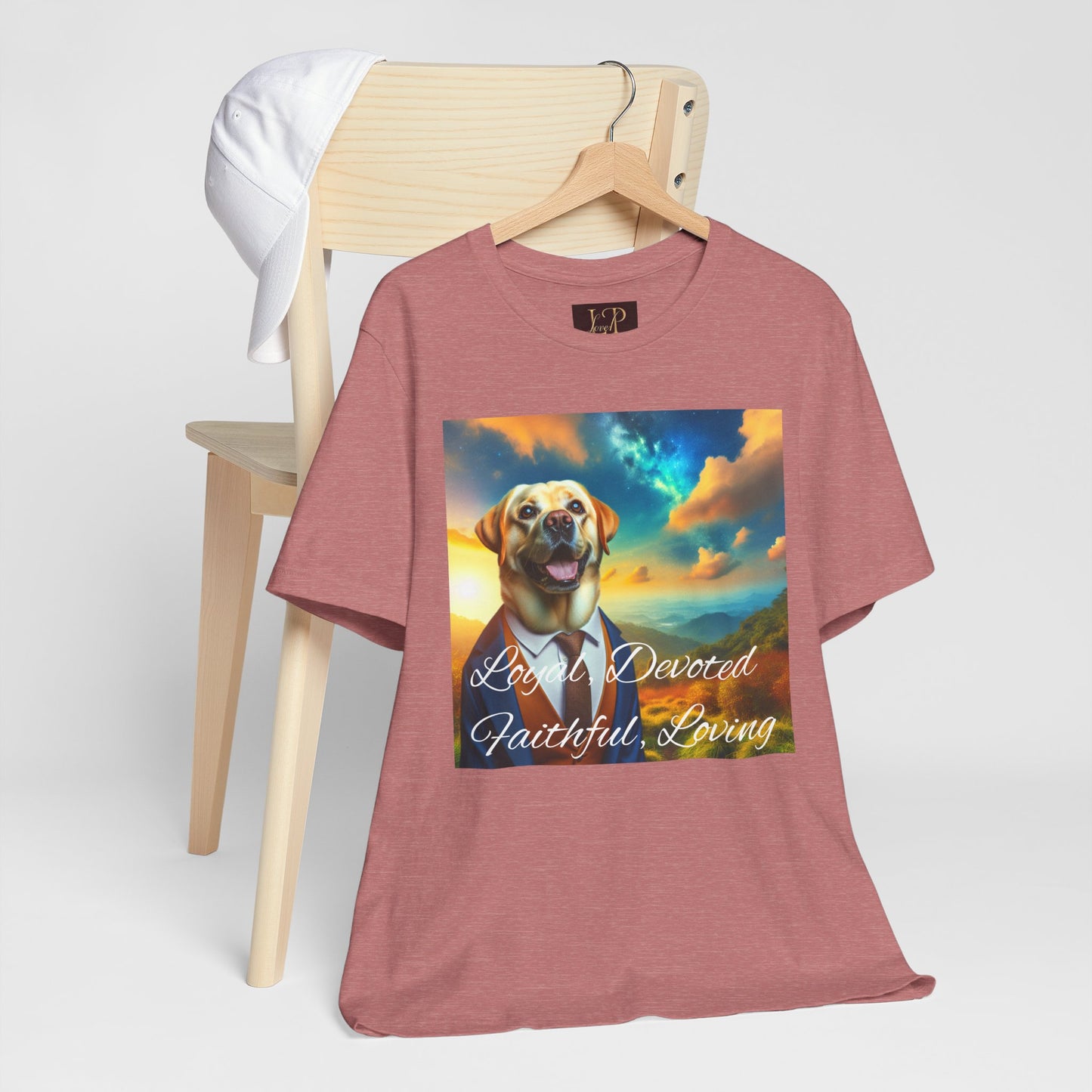 Labrador Love Unisex Jersey Tee - Devoted & Faithful Design