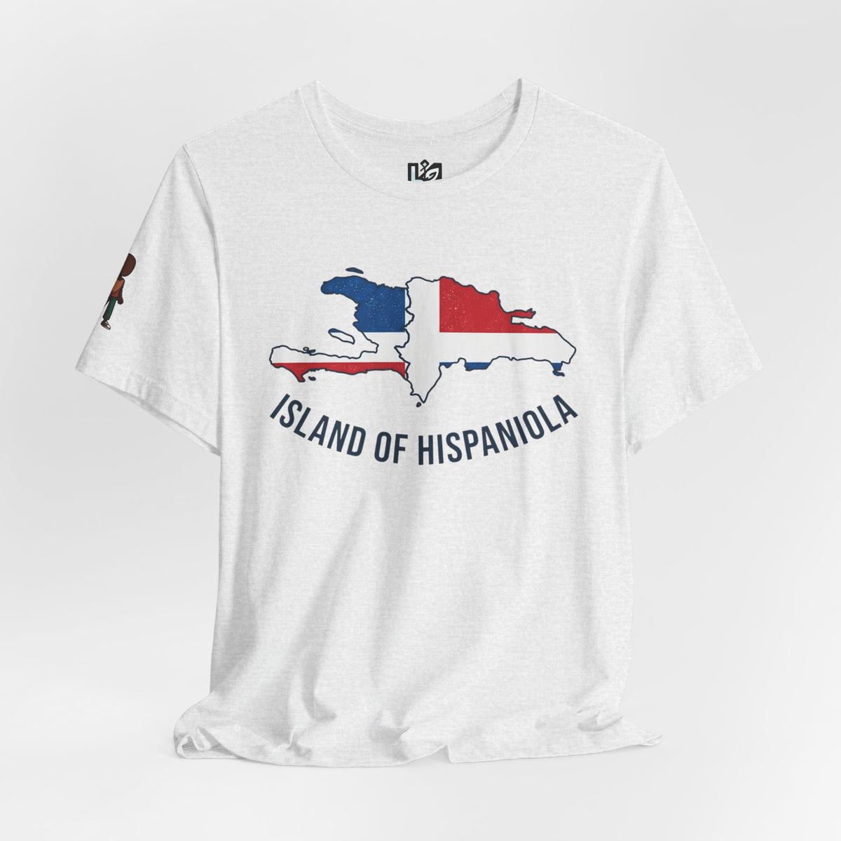 Island of Hispaniola Map T-Shirt