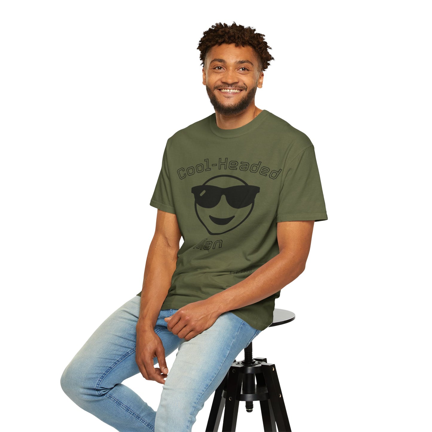 Cool-Headed Unisex T-Shirt, Funny Graphic Tee for Men, Cool Guy Gift, Summer Outfit, Casual Wear, Birthday Presents