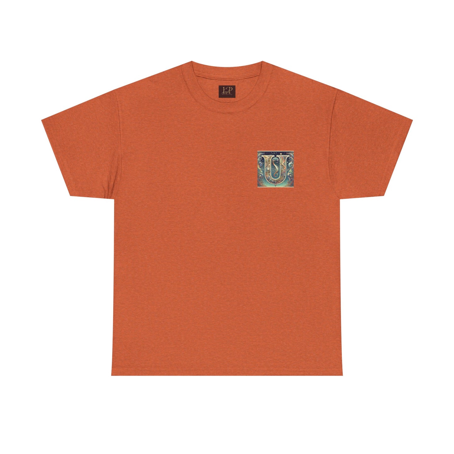 Unisex Heavy Cotton Tee - Stylish 'U' Graphic T-Shirt for Everyday Wear