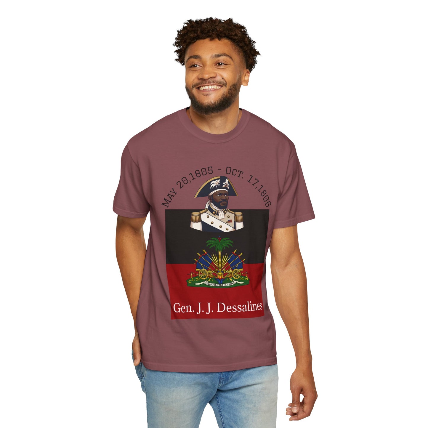 Gen. J.J. Dessalines T-Shirt, Historical Figure Tee, Haitian Revolution Apparel, Unisex Cotton Tee, Gift for History Buffs, Casual [...]
