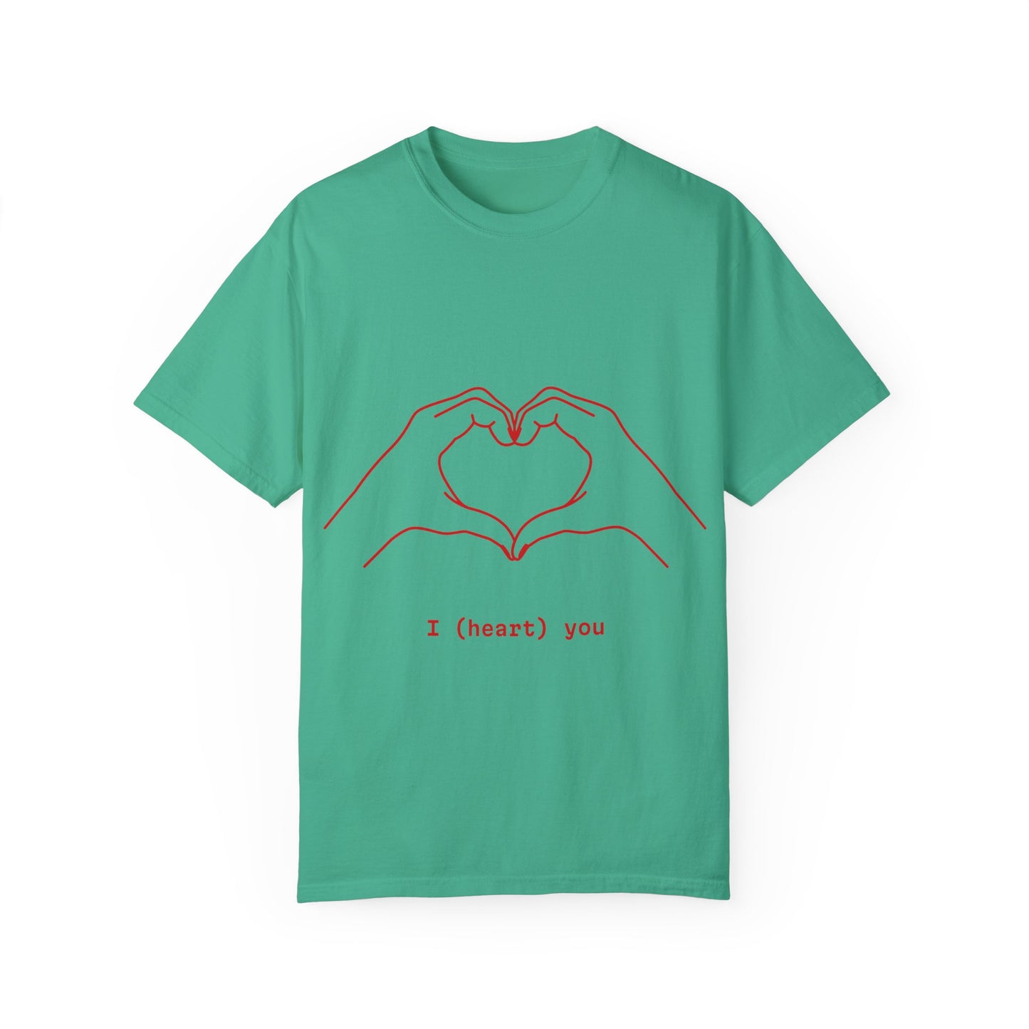 Unisex Heart Hands T-Shirt | I (heart) You Graphic Tee | Perfect for Valentine's Day and Everyday Love