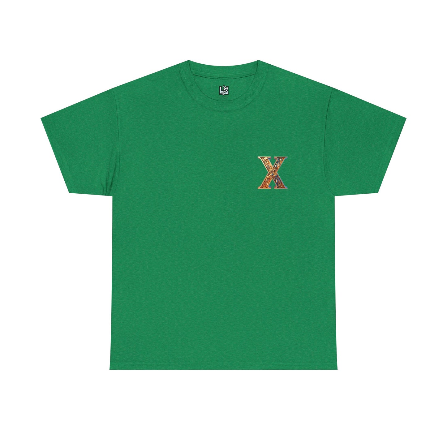 Unisex Heavy Cotton Tee - Stylish 'X' Graphic Shirt for Everyday Wear