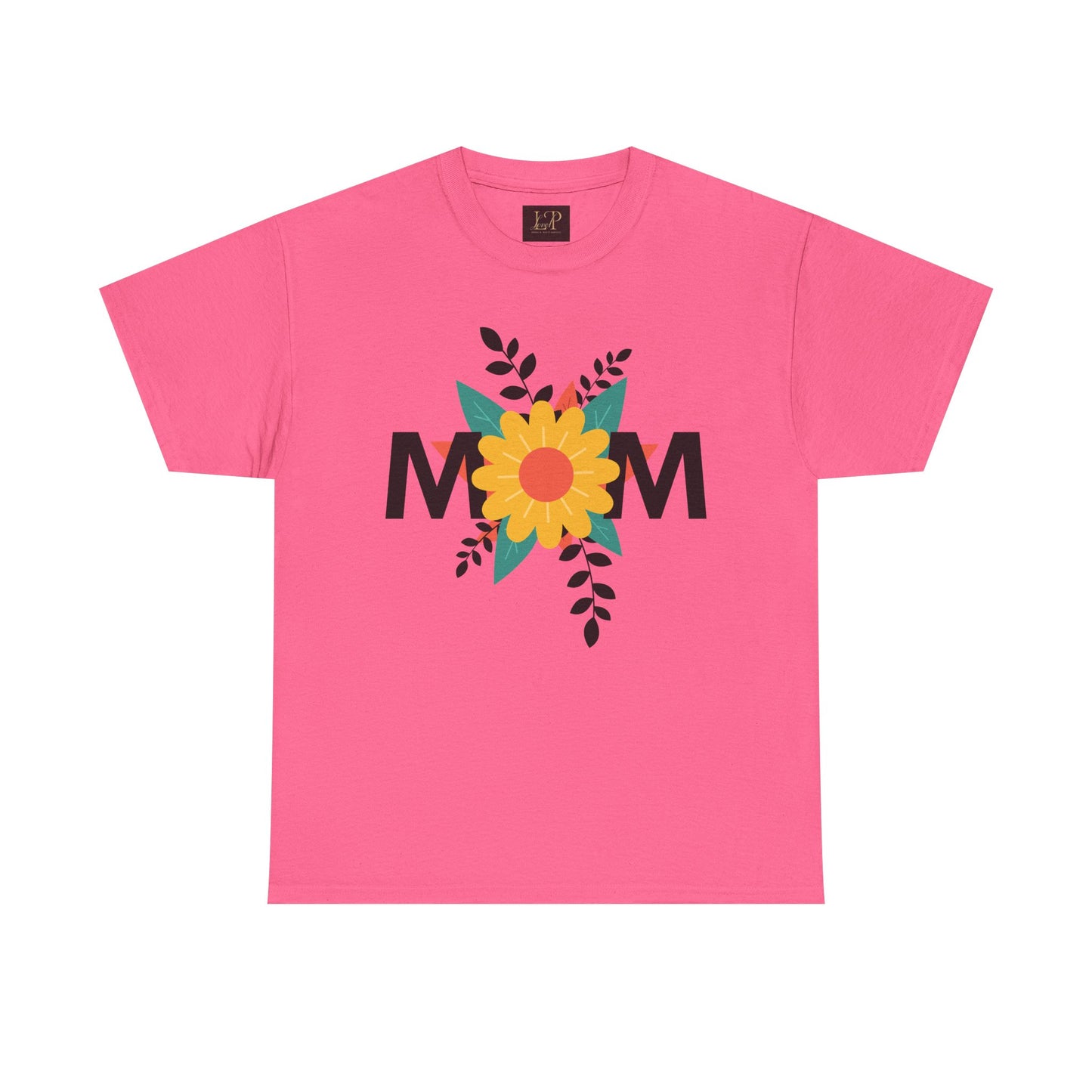 Mom Floral Unisex Heavy Cotton Tee - Perfect Gift for Mother's Day