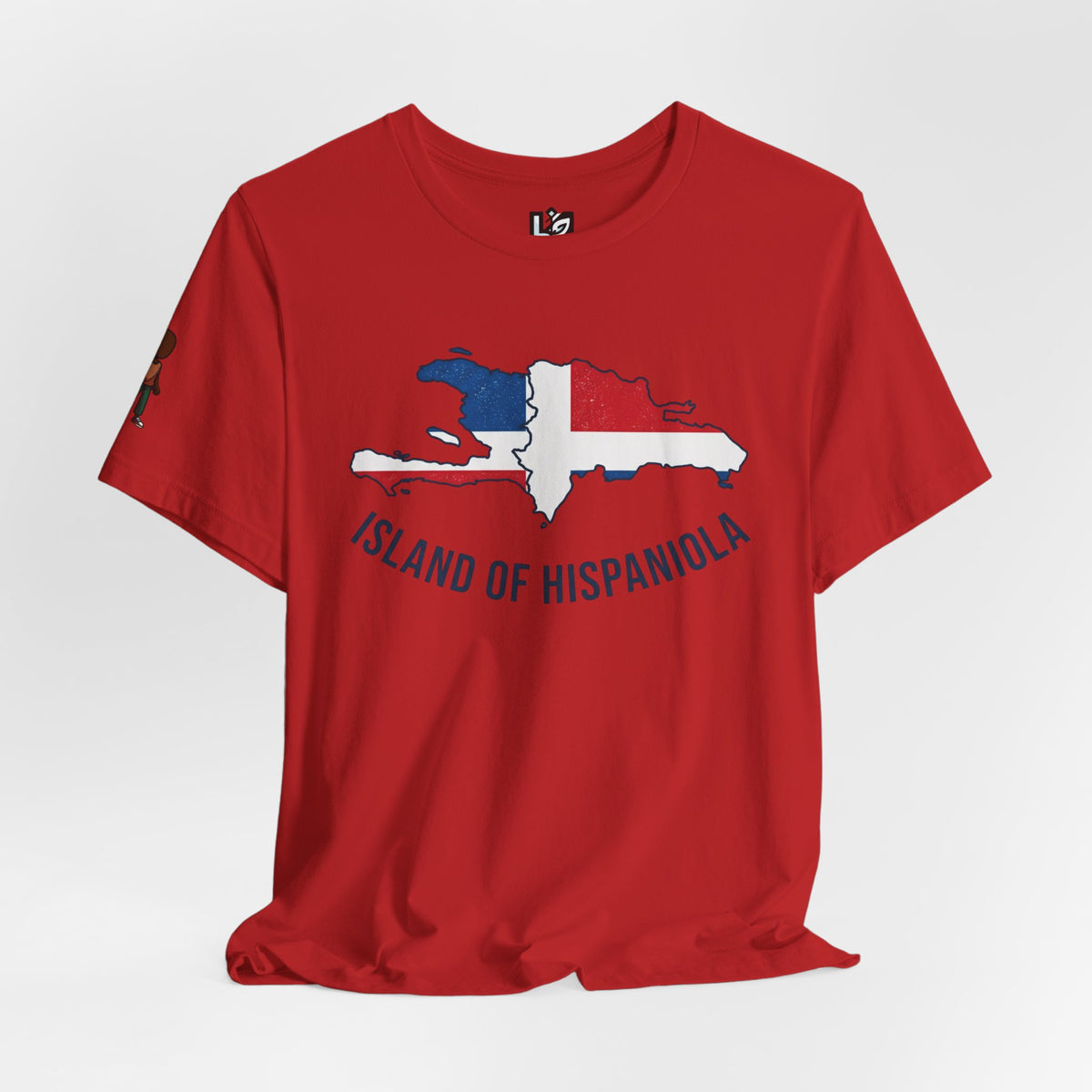Island of Hispaniola Map T-Shirt