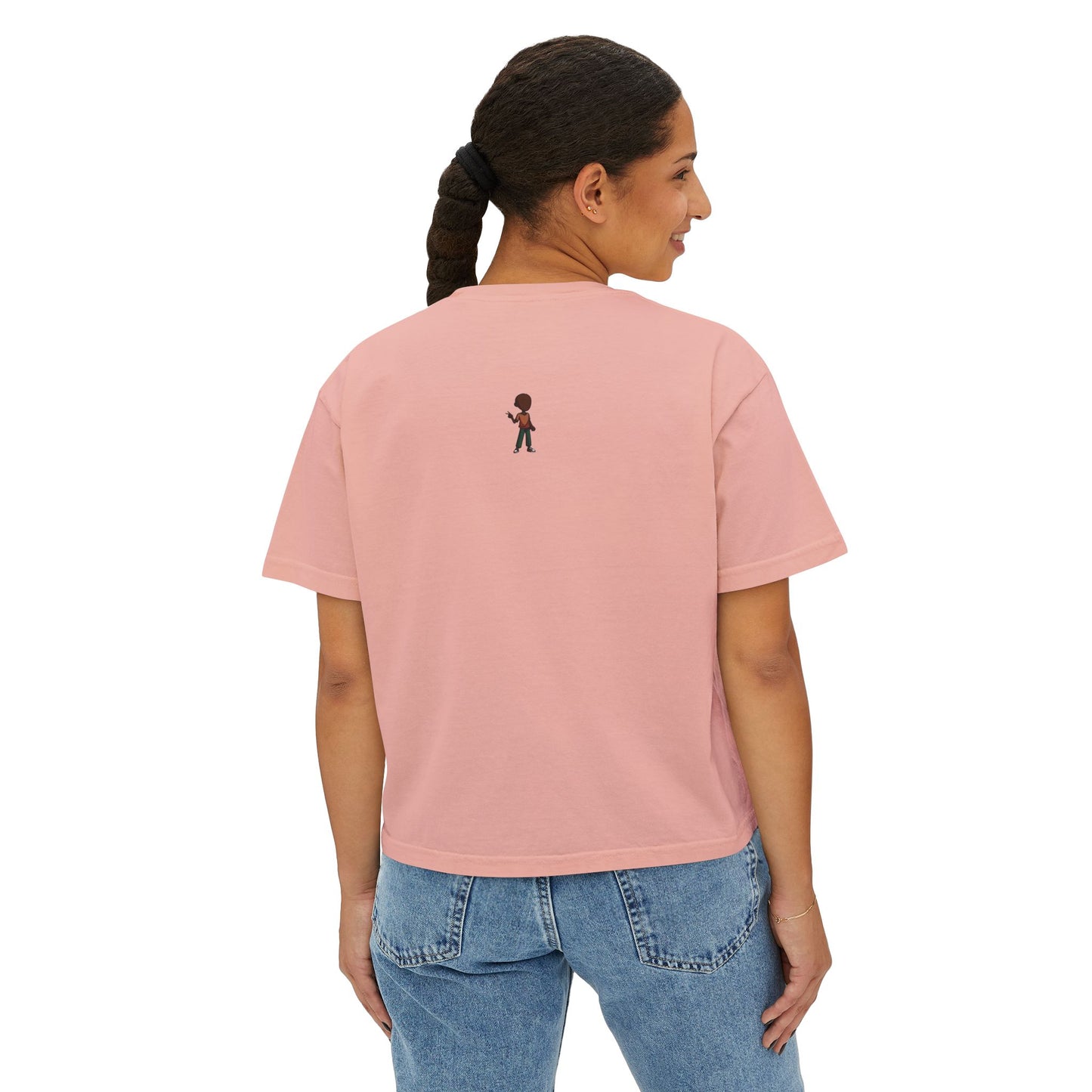 Black Beauty Era Boxy Tee — Women's Empowerment Graphic Shirt