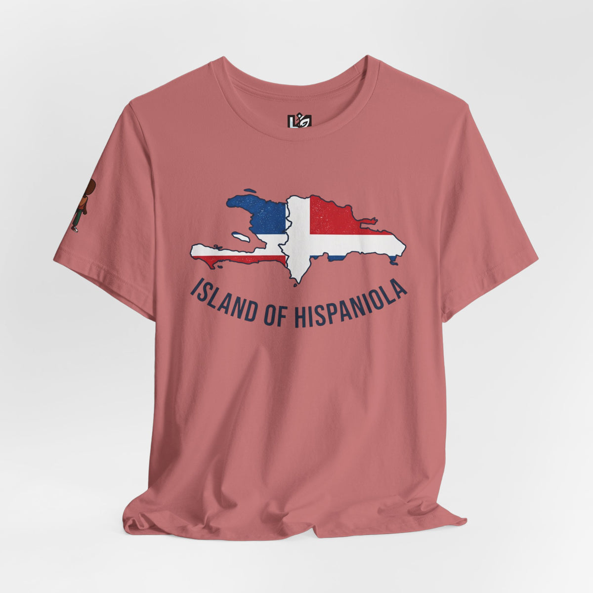 Island of Hispaniola Map T-Shirt