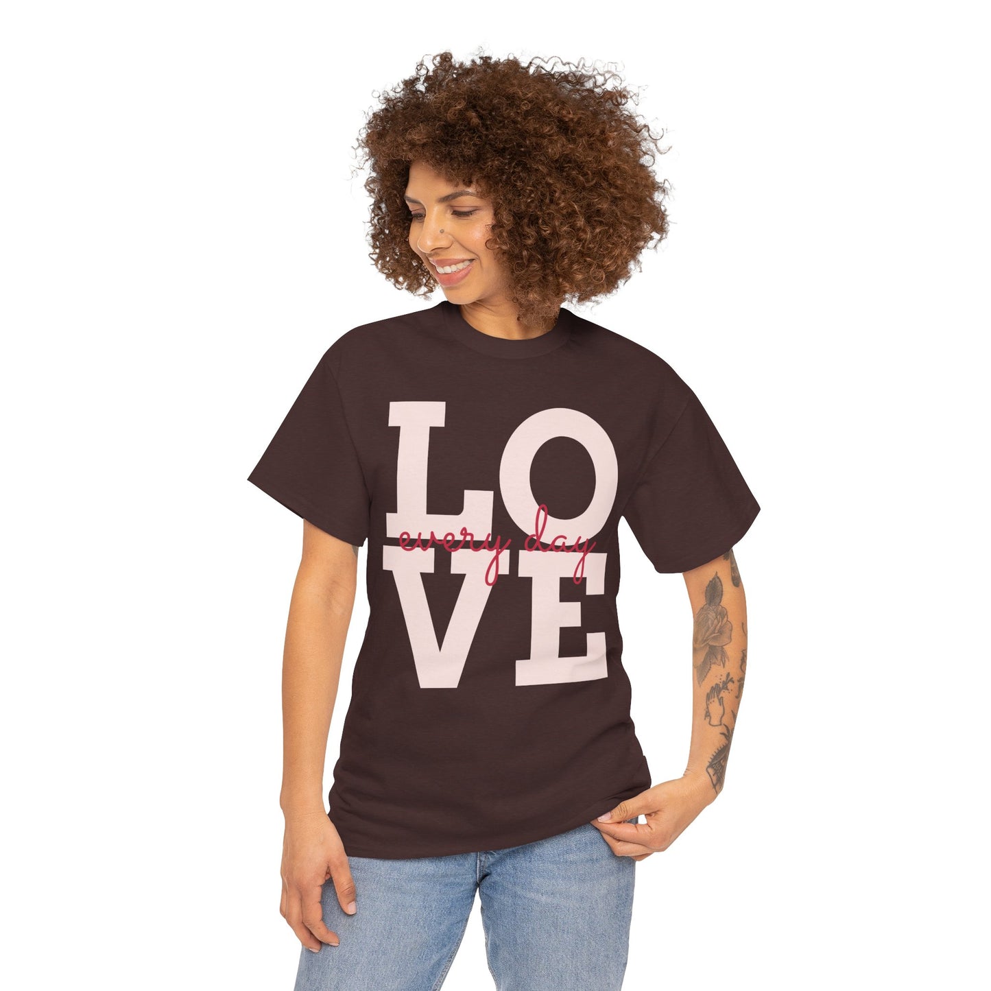 Love Every Day Unisex Heavy Cotton Tee