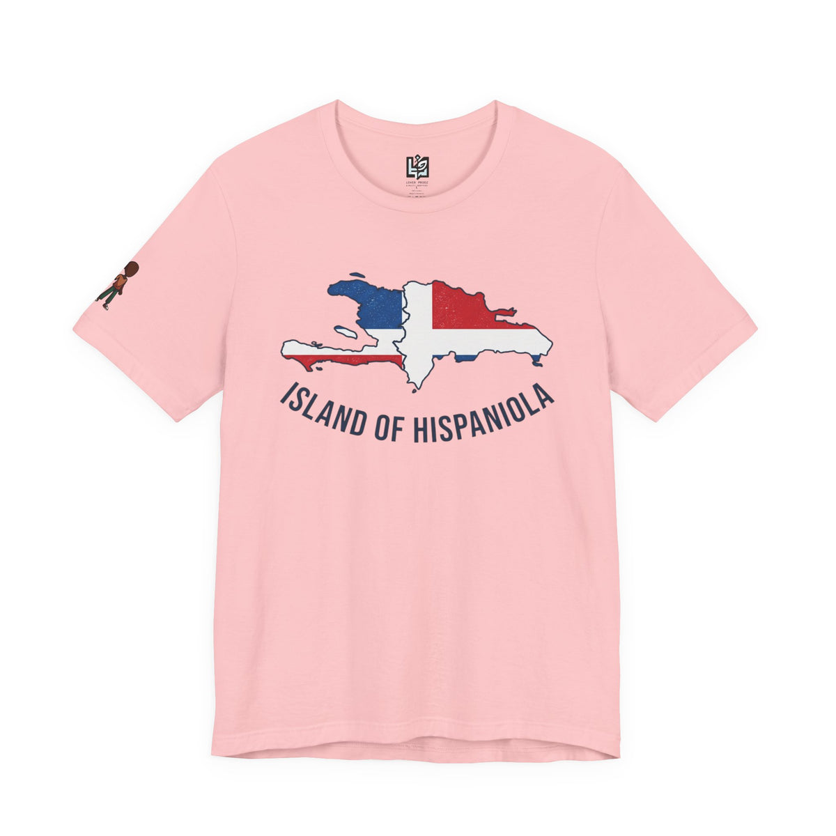 Island of Hispaniola Map T-Shirt