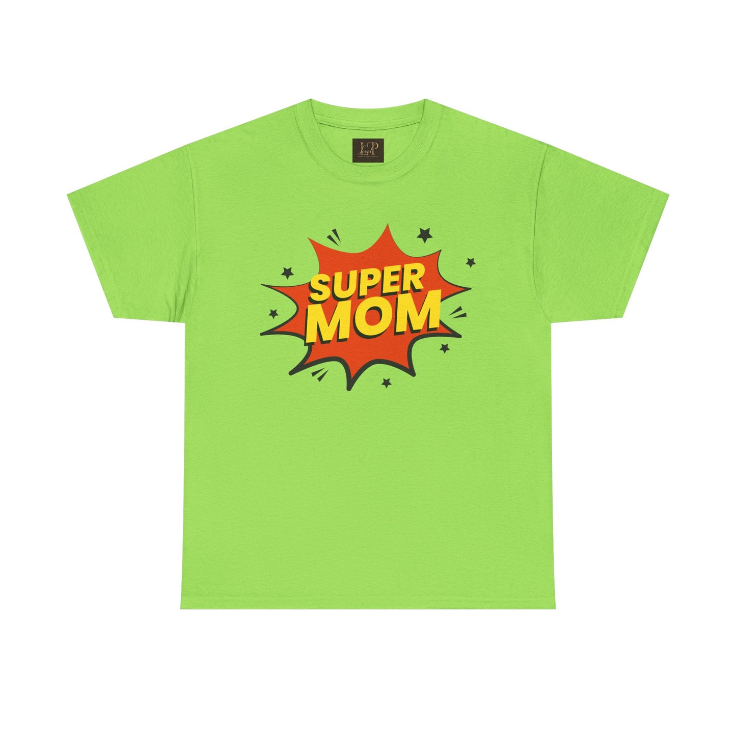 Super Mom Unisex Heavy Cotton Tee - Perfect Gift for Mother's Day