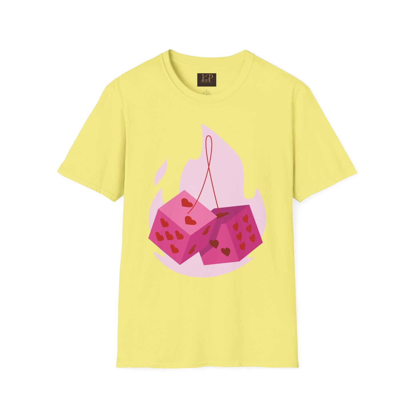 Cute Heart Design Unisex Softstyle T-Shirt - Perfect for Valentine’s Day or Casual Wear